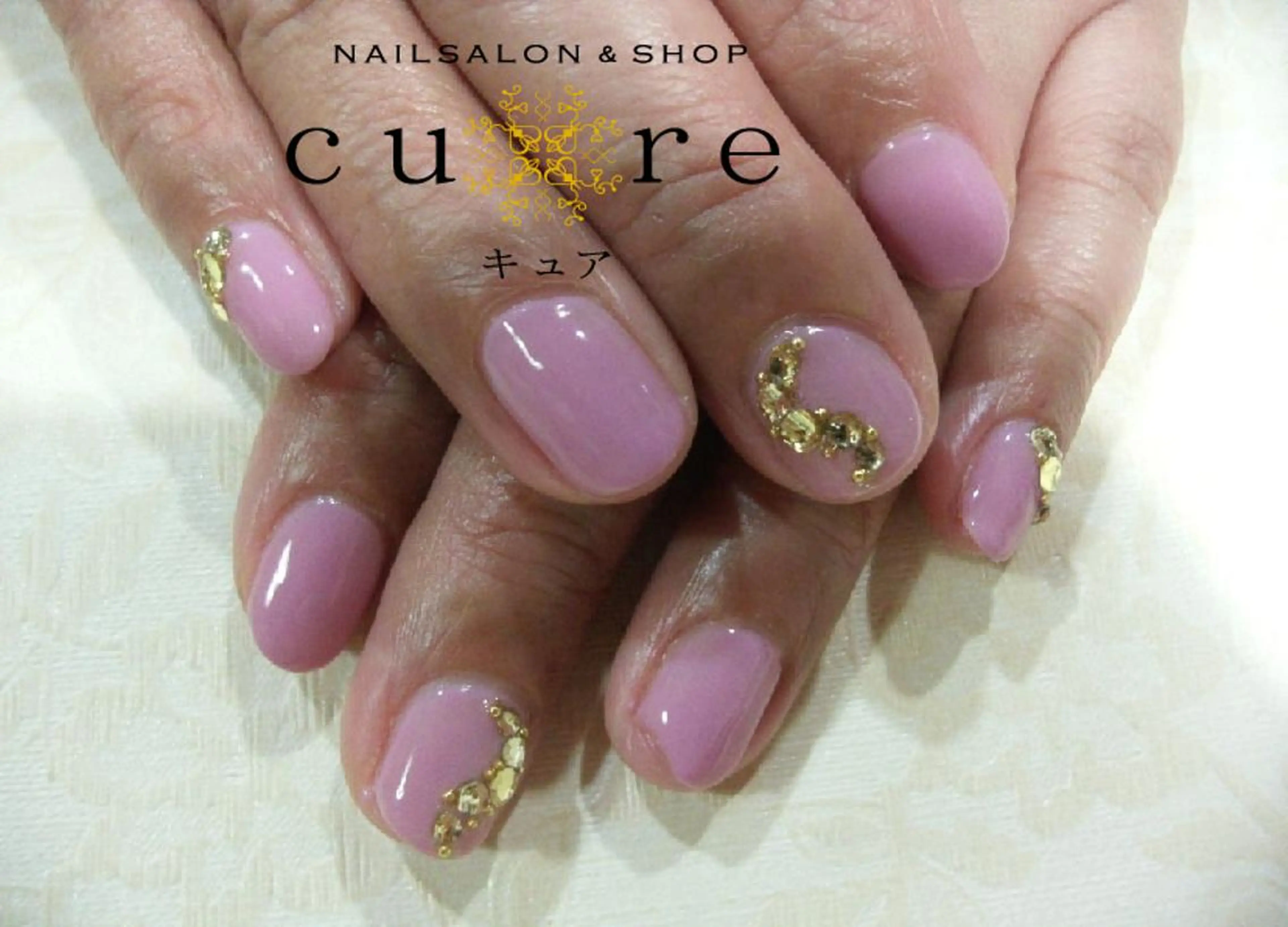 ショート ネイル ジェルネイル ネイルサロン Cureのネイルデザイン