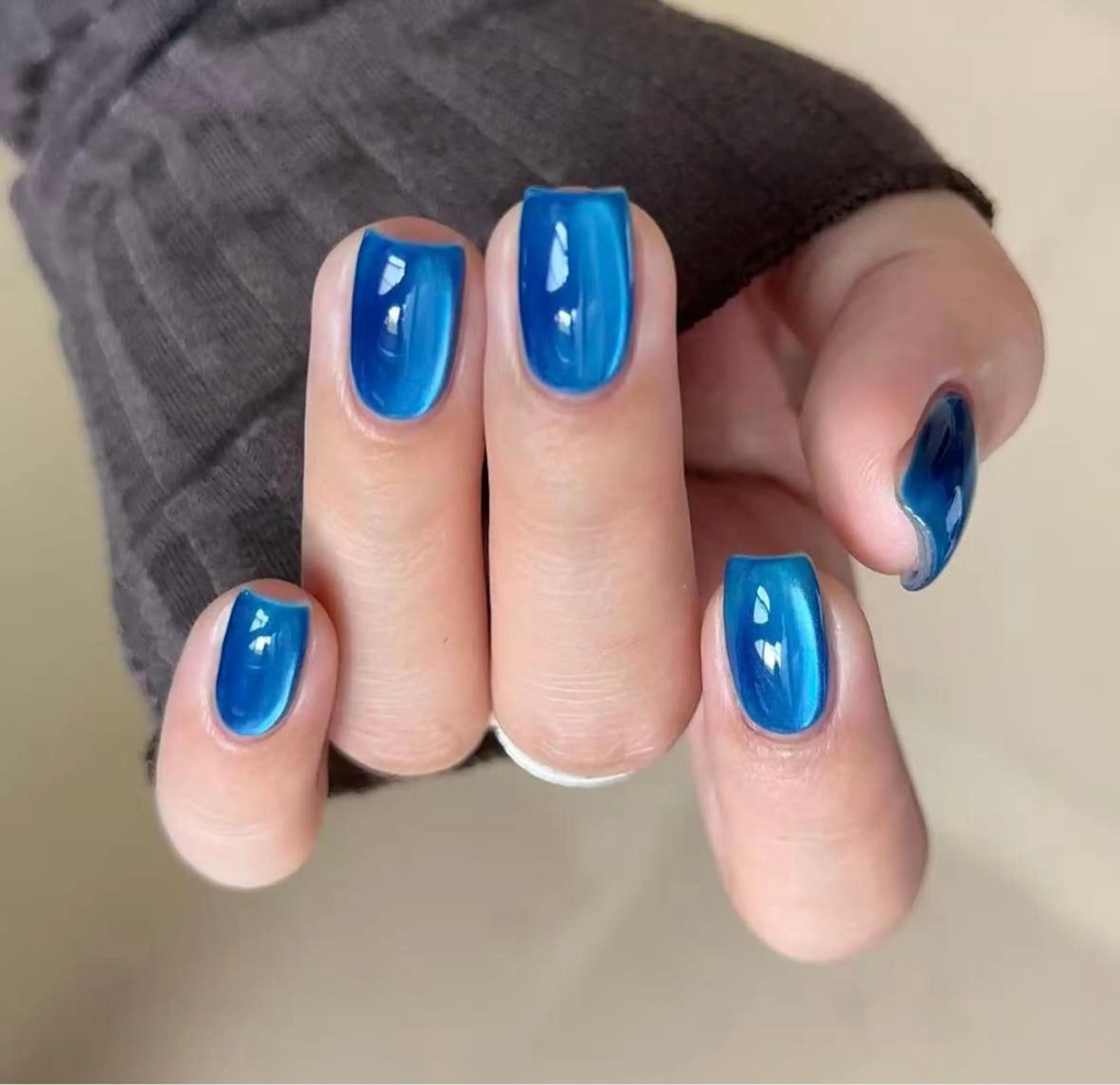 ネイル オーロラネイル フラワーネイル フットネイル フレンチネイル ジェルネイル ハンドネイル BabyYouMi ねねのネイルデザイン