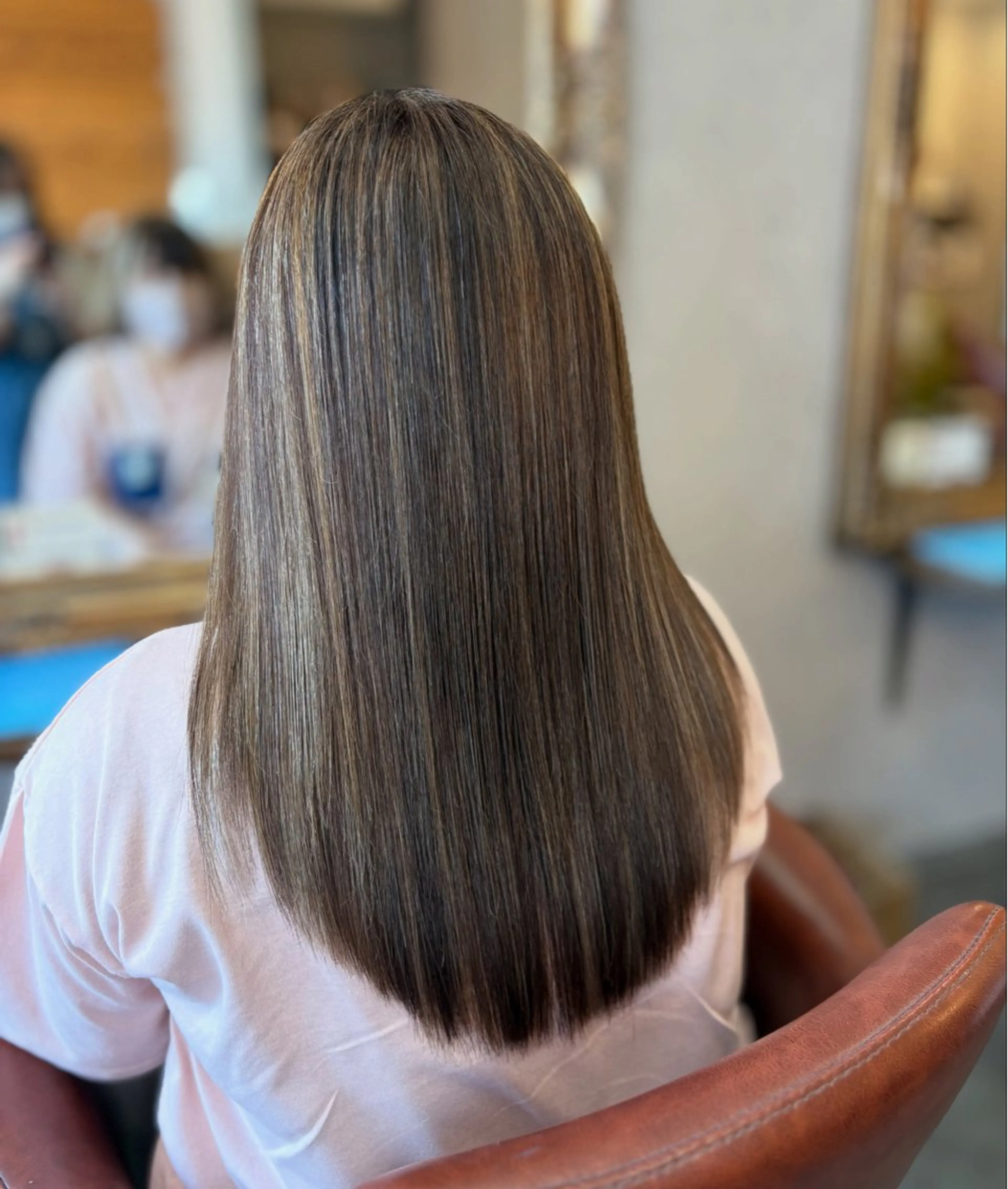 ロング カラー ハイライトカラー ハイライト ヘアカラー ナギサ 🐶のヘアスタイル