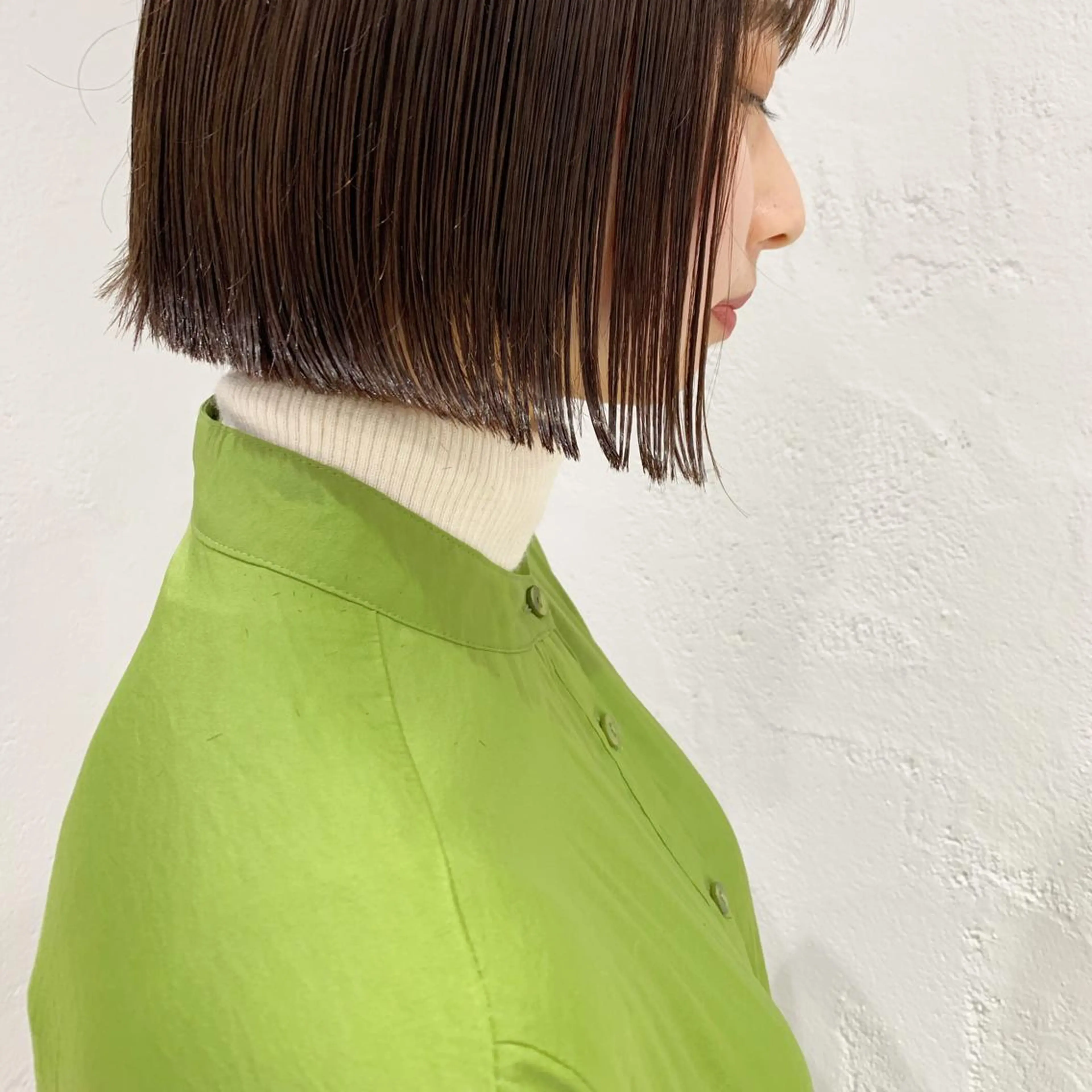 ショート カラー ヘアアレンジ 🫧透明感カラー/ ボブ/小笠原汐海🪽のヘアスタイル