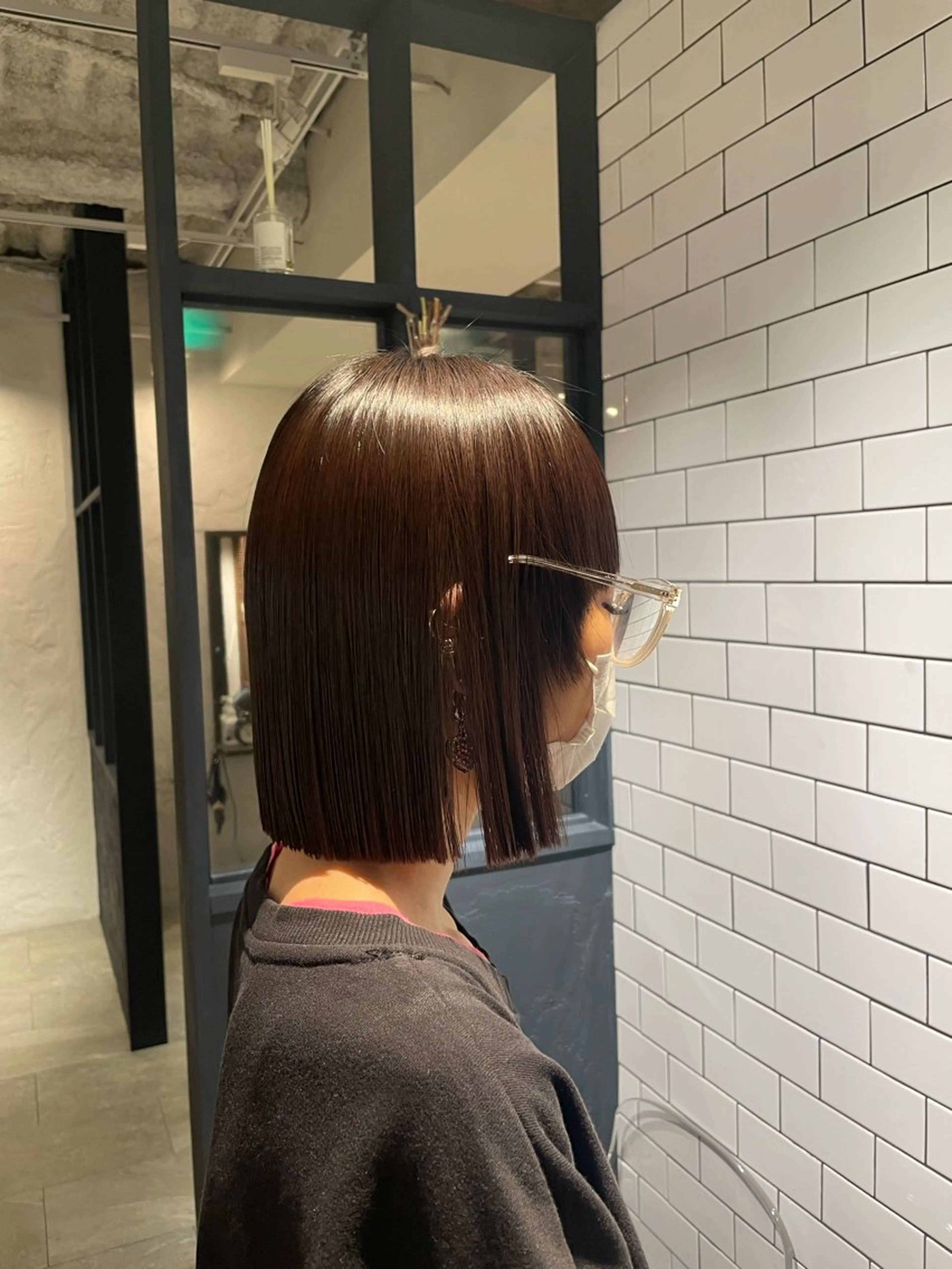 カット+縮毛矯正の写真