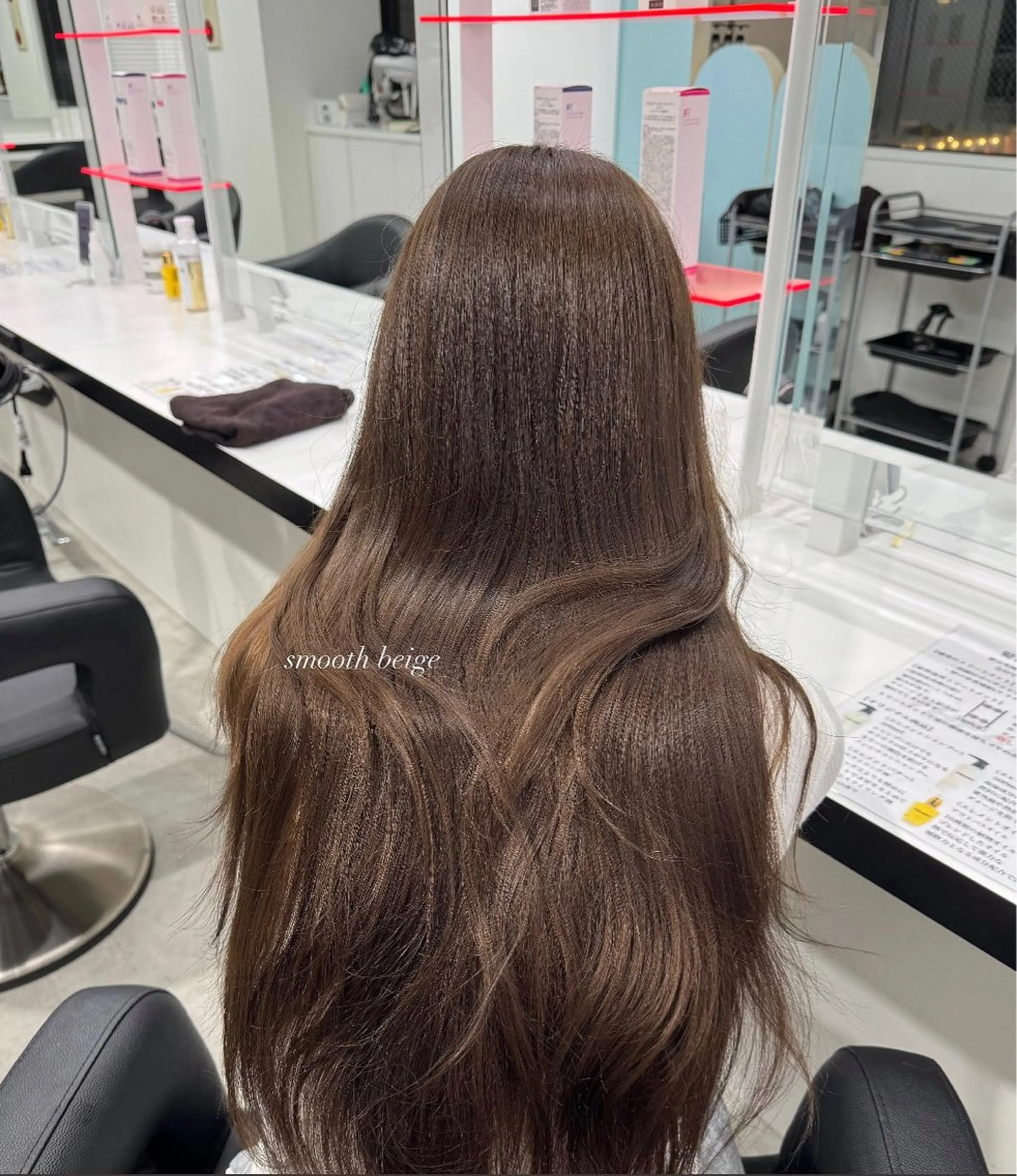 ロング レイヤーカット／ ハイトーン/Moeのヘアスタイル