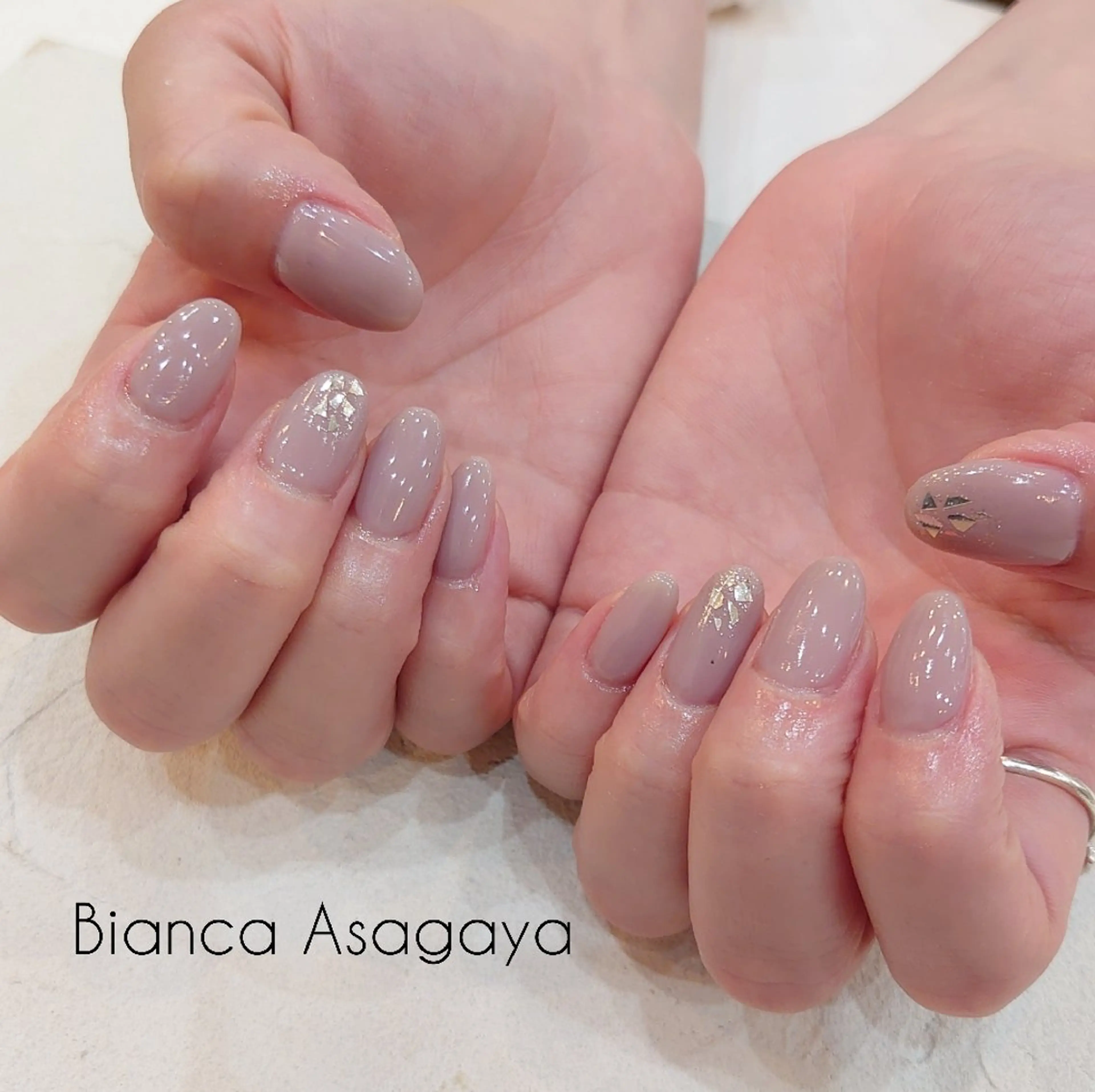 ネイル オフィスネイル ワンカラーネイル シンプルネイル ハンドネイル Bianca TANAKAのネイルデザイン