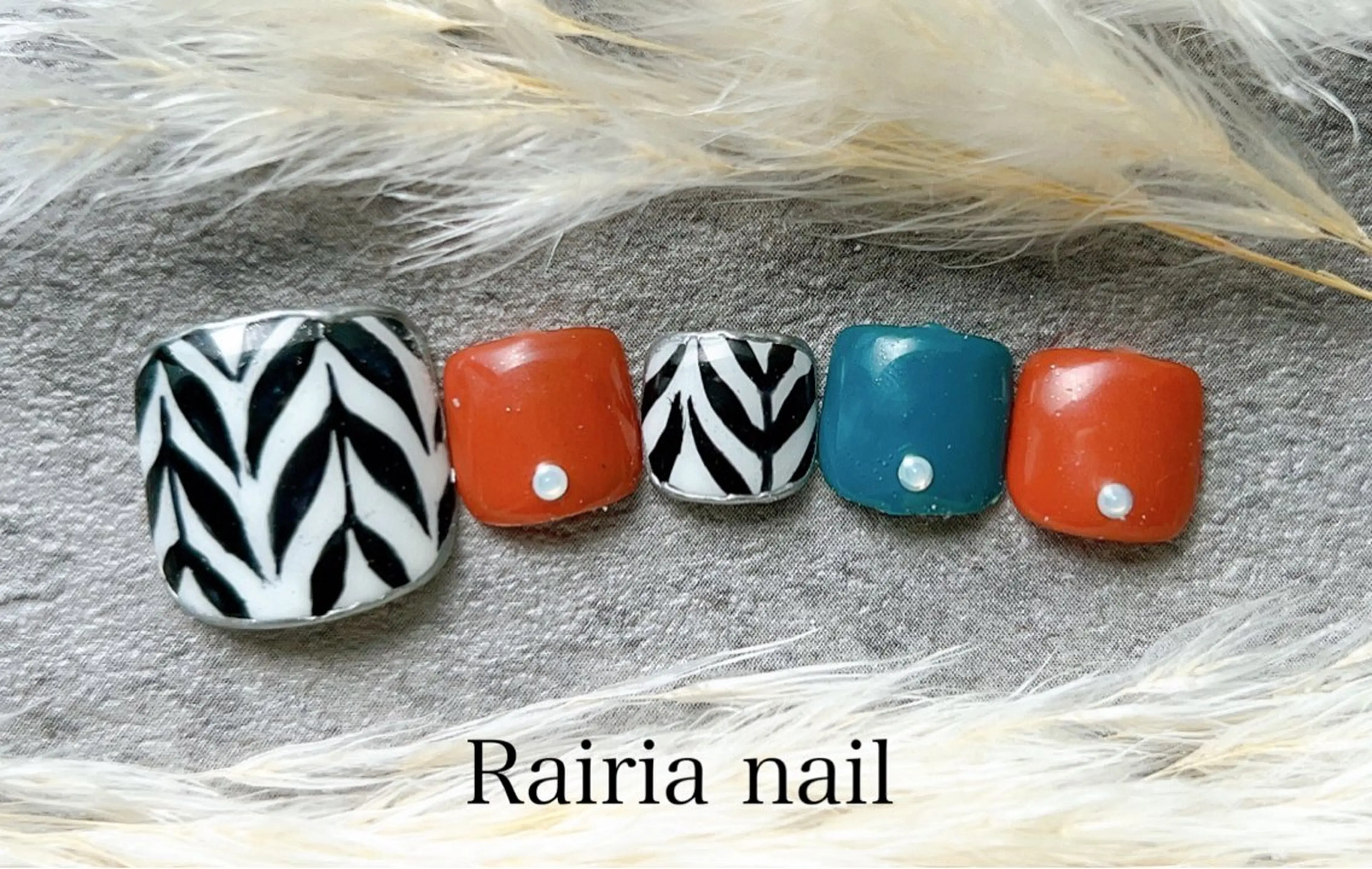 ネイル アートネイル ジェルネイル 持ち込み ニュアンスネイル パラジェル Rairia nail本八幡店のネイルデザイン