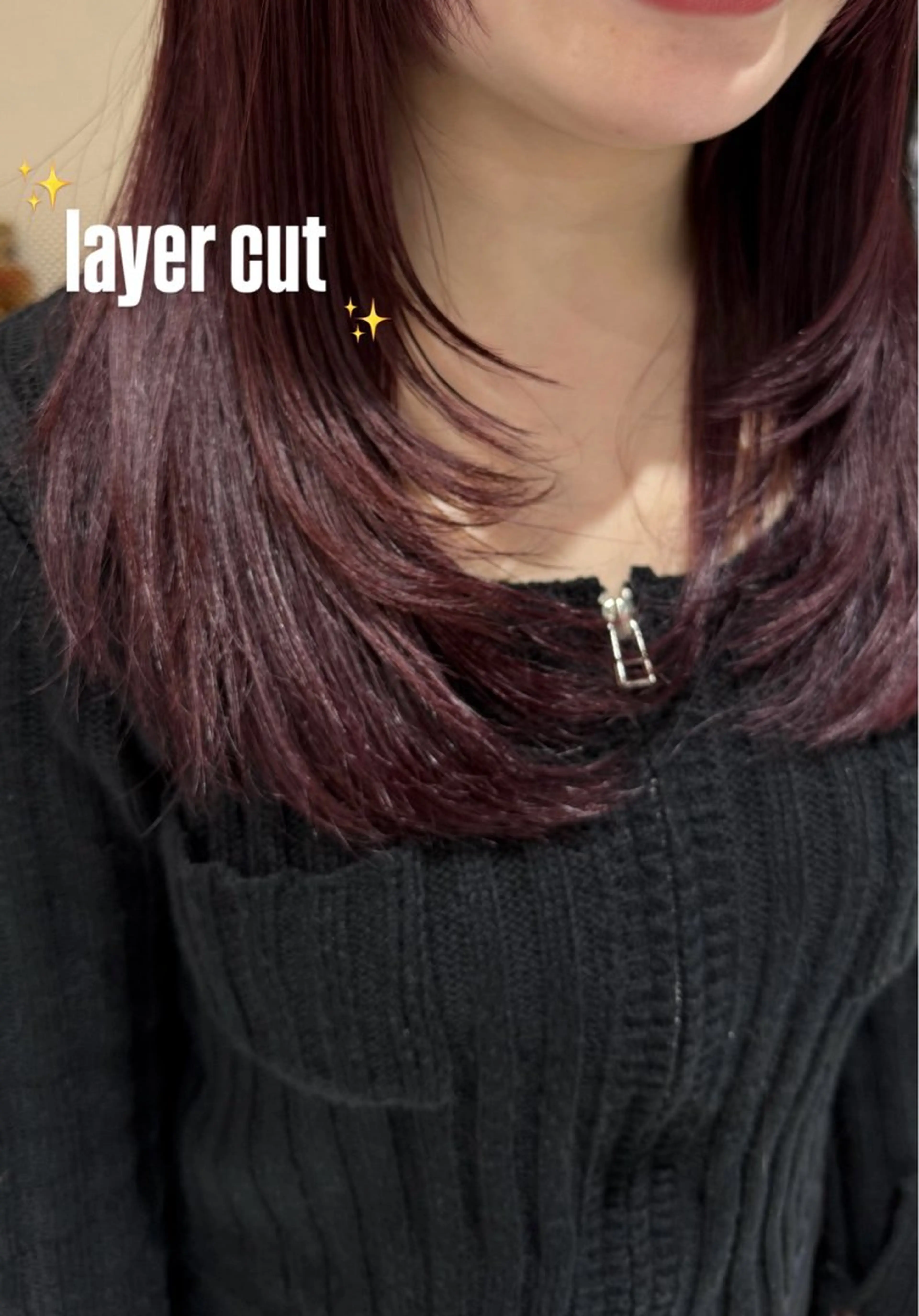 セミロング nanami yamazakiのヘアスタイル