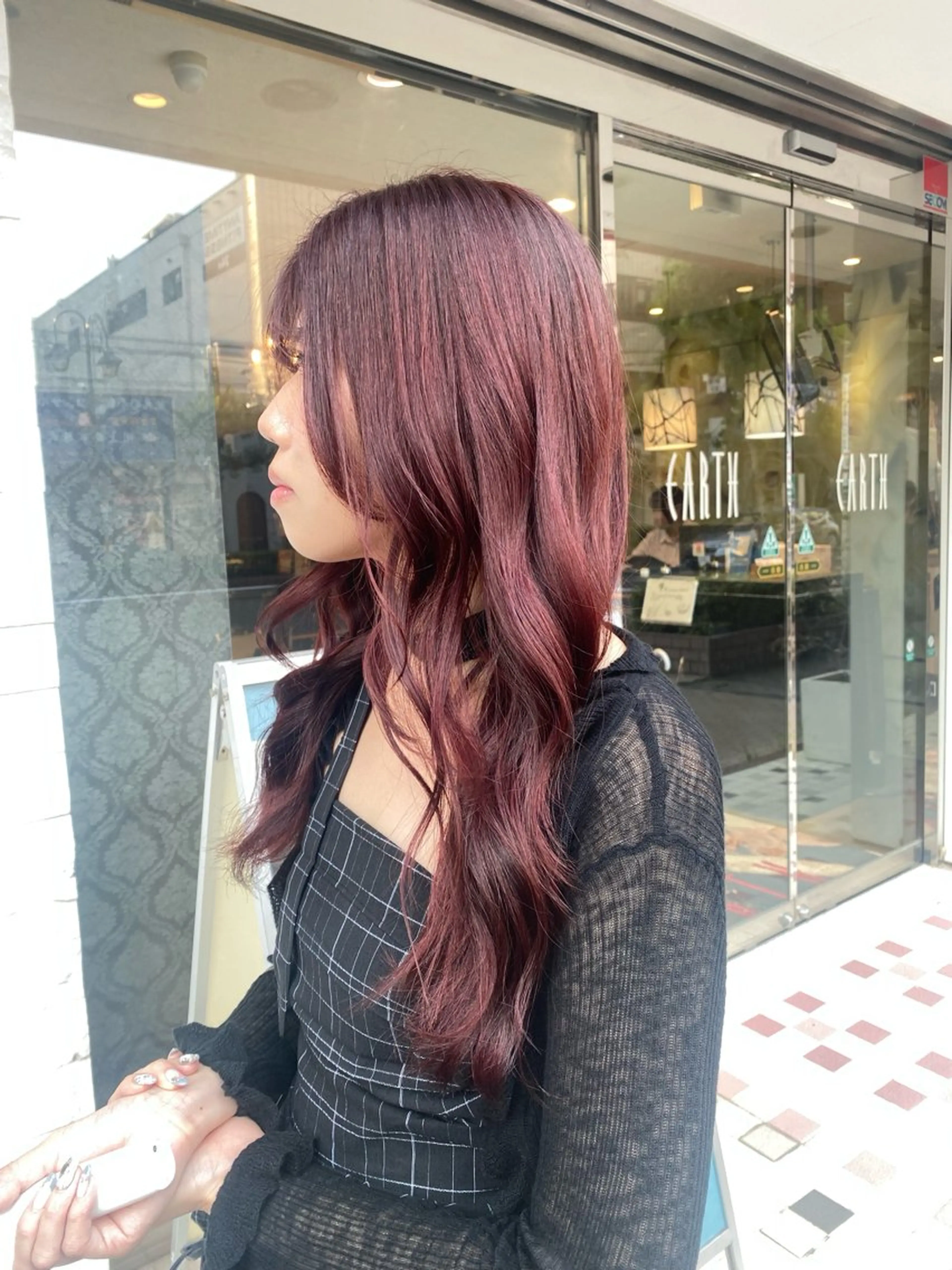 ロング ヘアアレンジ ヘアセット 水野 帆那のヘアスタイル