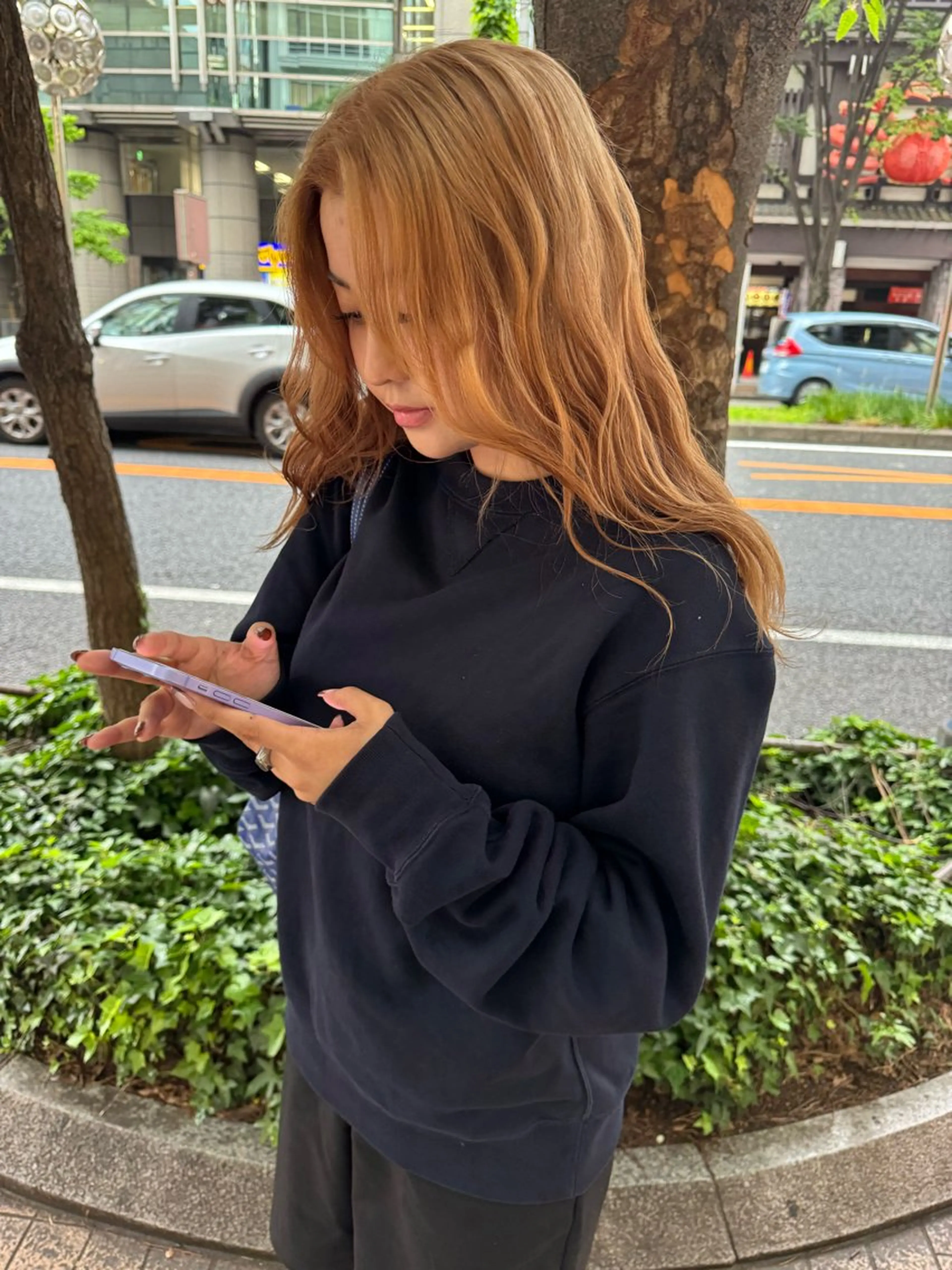 ロング カラー ヘアカラー トリートメント ミユル/ 盛れるエクステ🎀✨のヘアスタイル