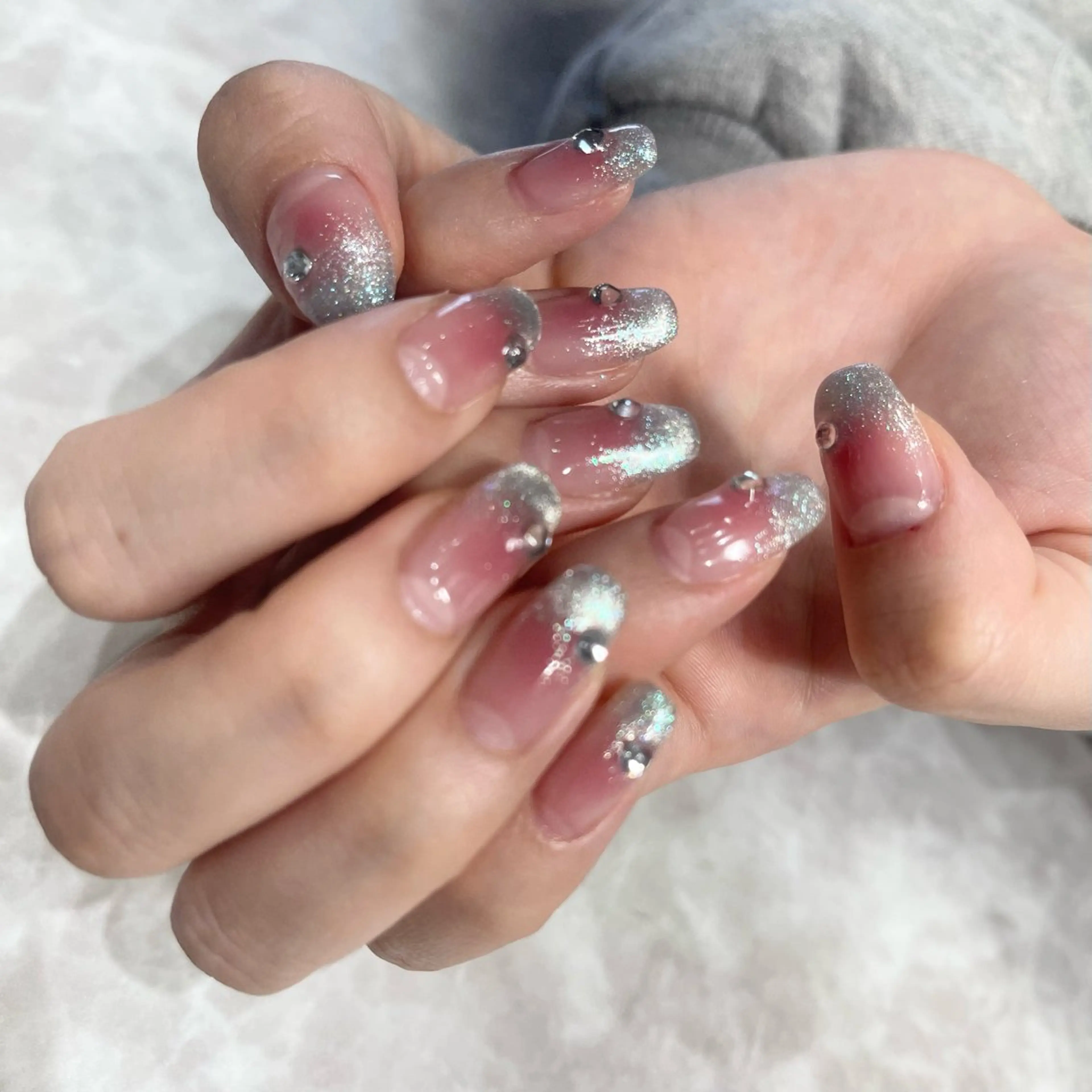 ネイル アートネイル チークネイル ジェルネイル 韓国ネイル ワンホンネイル PlusOnenailsalon所属・粕屋ネイル＆耳つぼ 🫧Natsumiのネイルデザイン