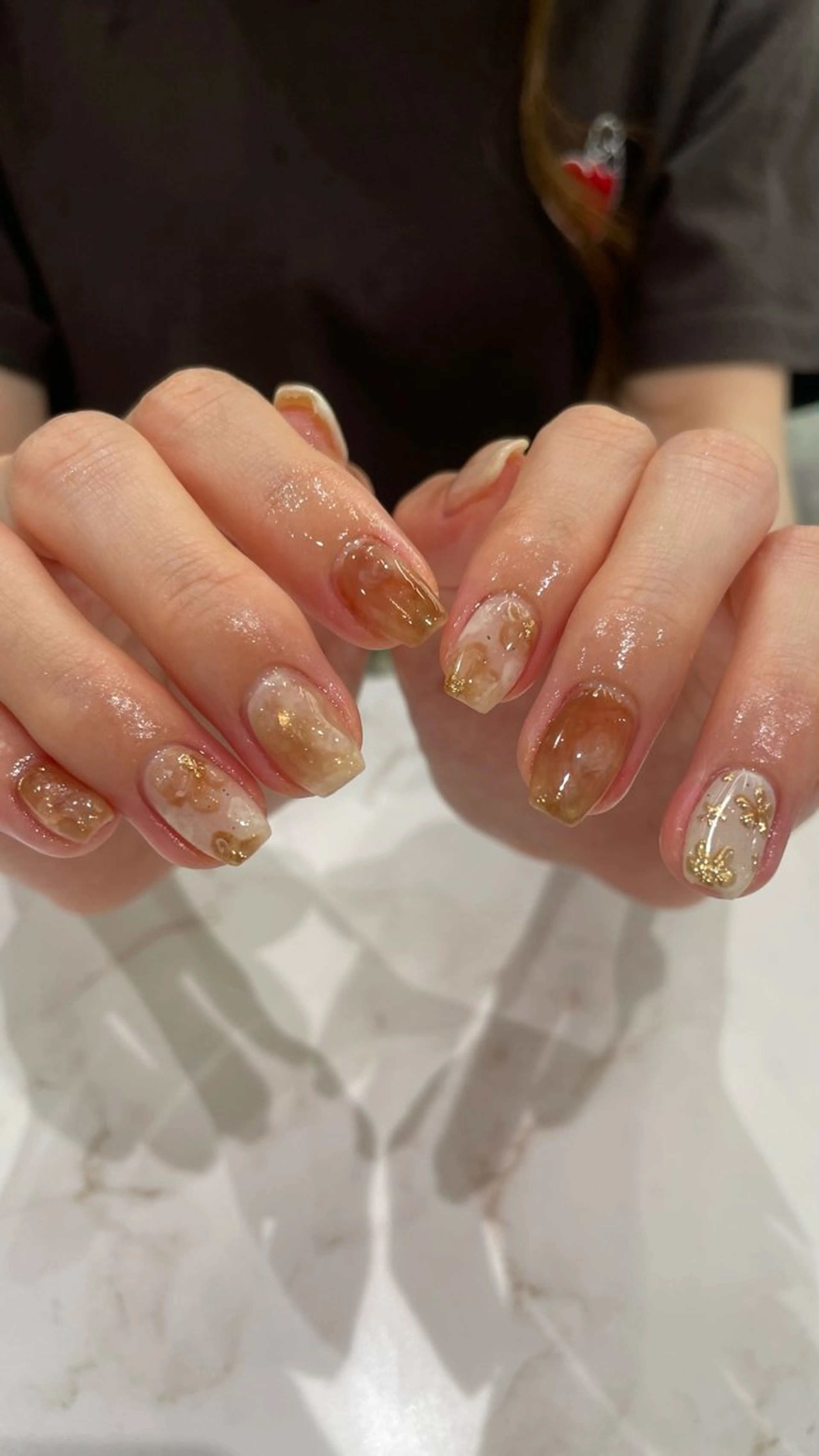 ネイル ハンドネイル 【淡色color/ nail】maikoのネイルデザイン