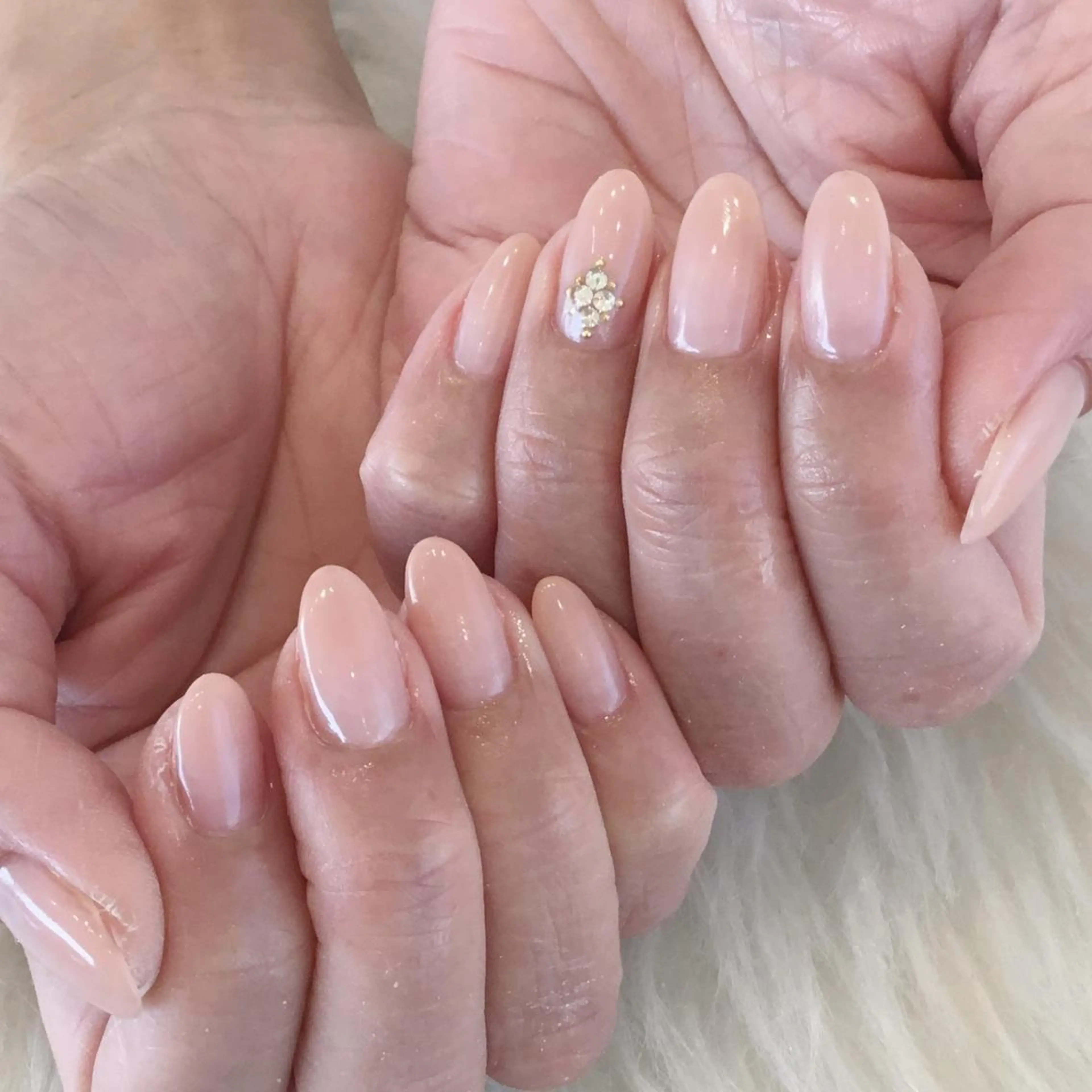 ネイル シンプルネイル ハンドネイル Kanai Harukaのネイルデザイン