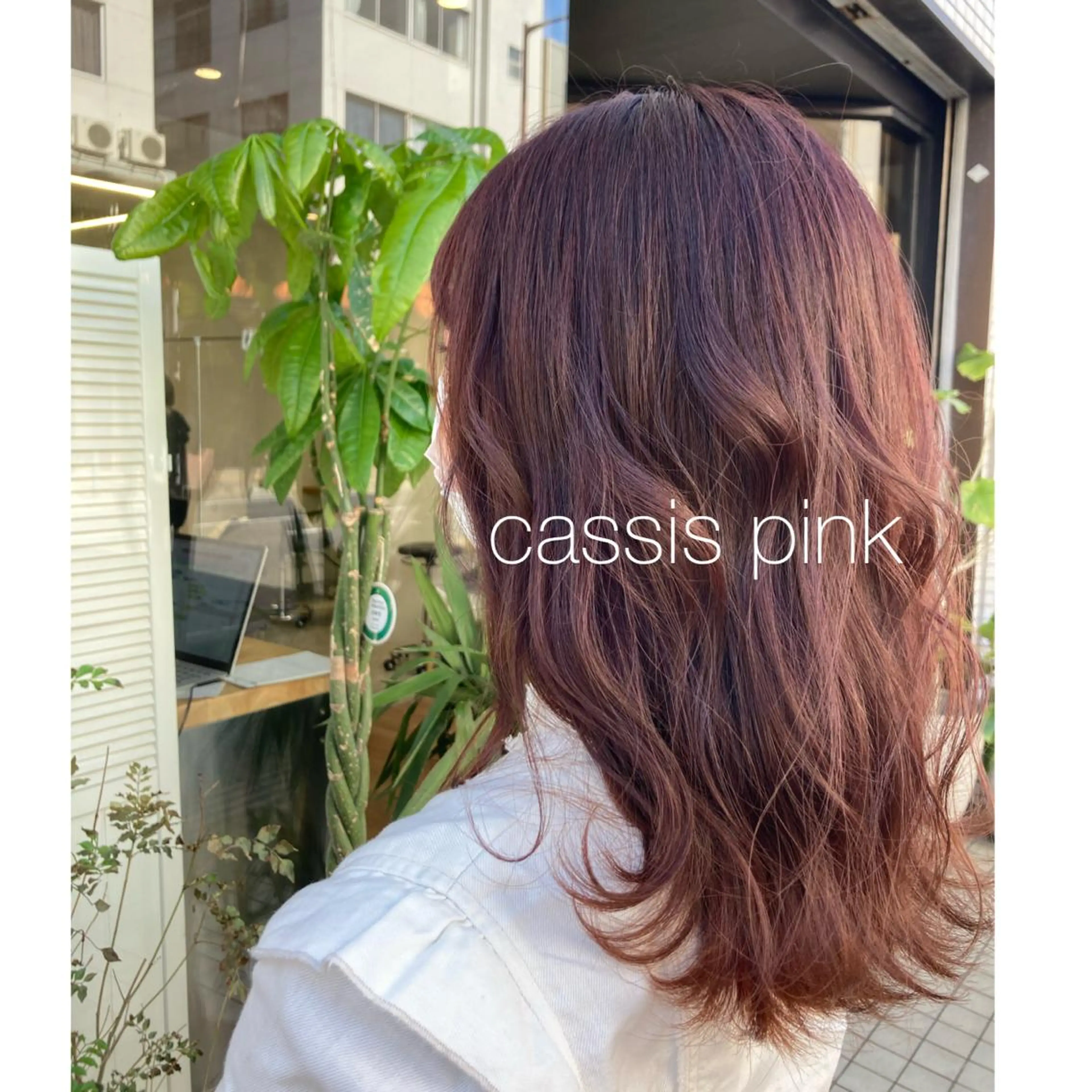 セミロング カラー カット ヘアカラー ヘッドスパ さかもと あかりのヘアスタイル
