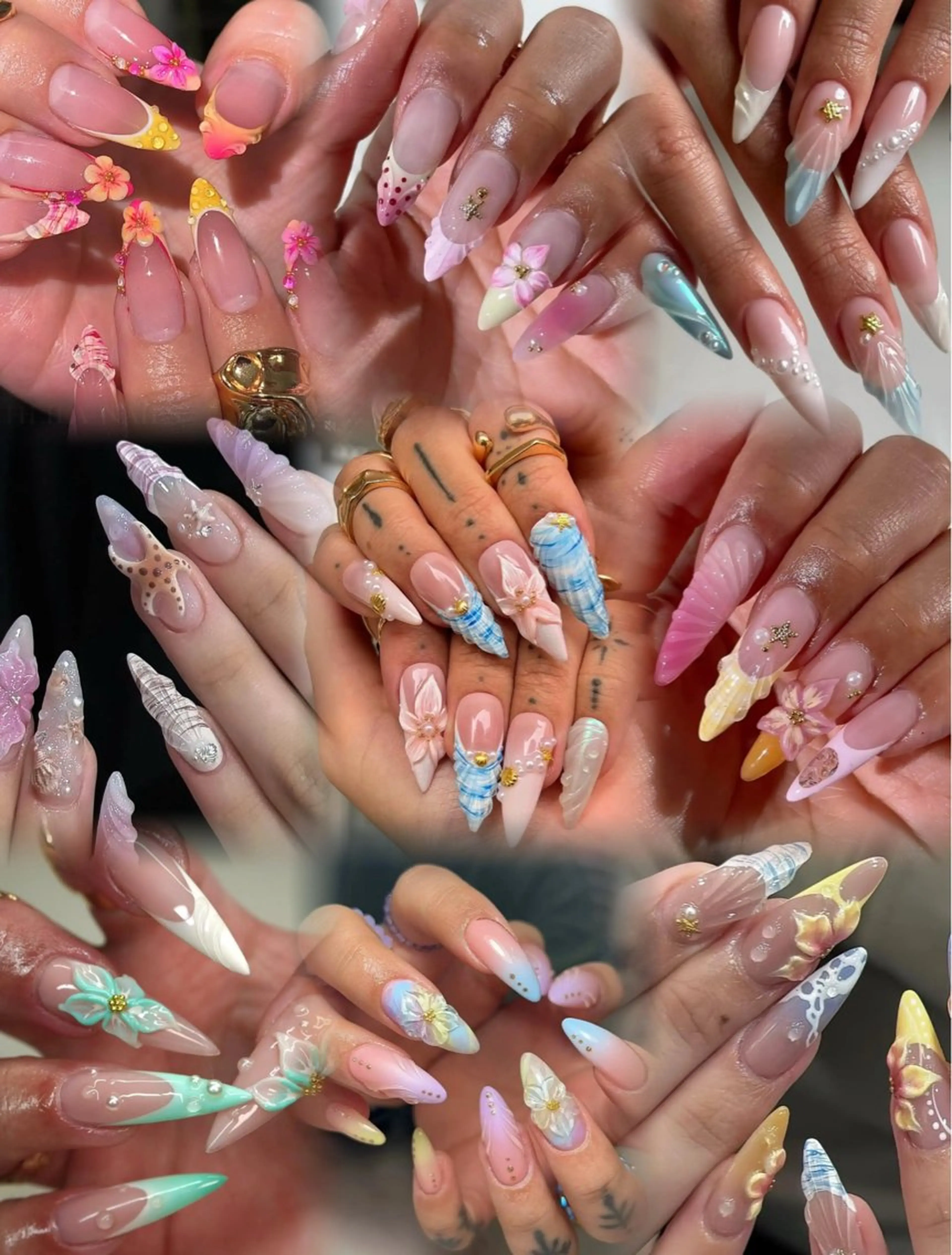 ネイル 長さだし専門店 M2　rikaのネイルデザイン