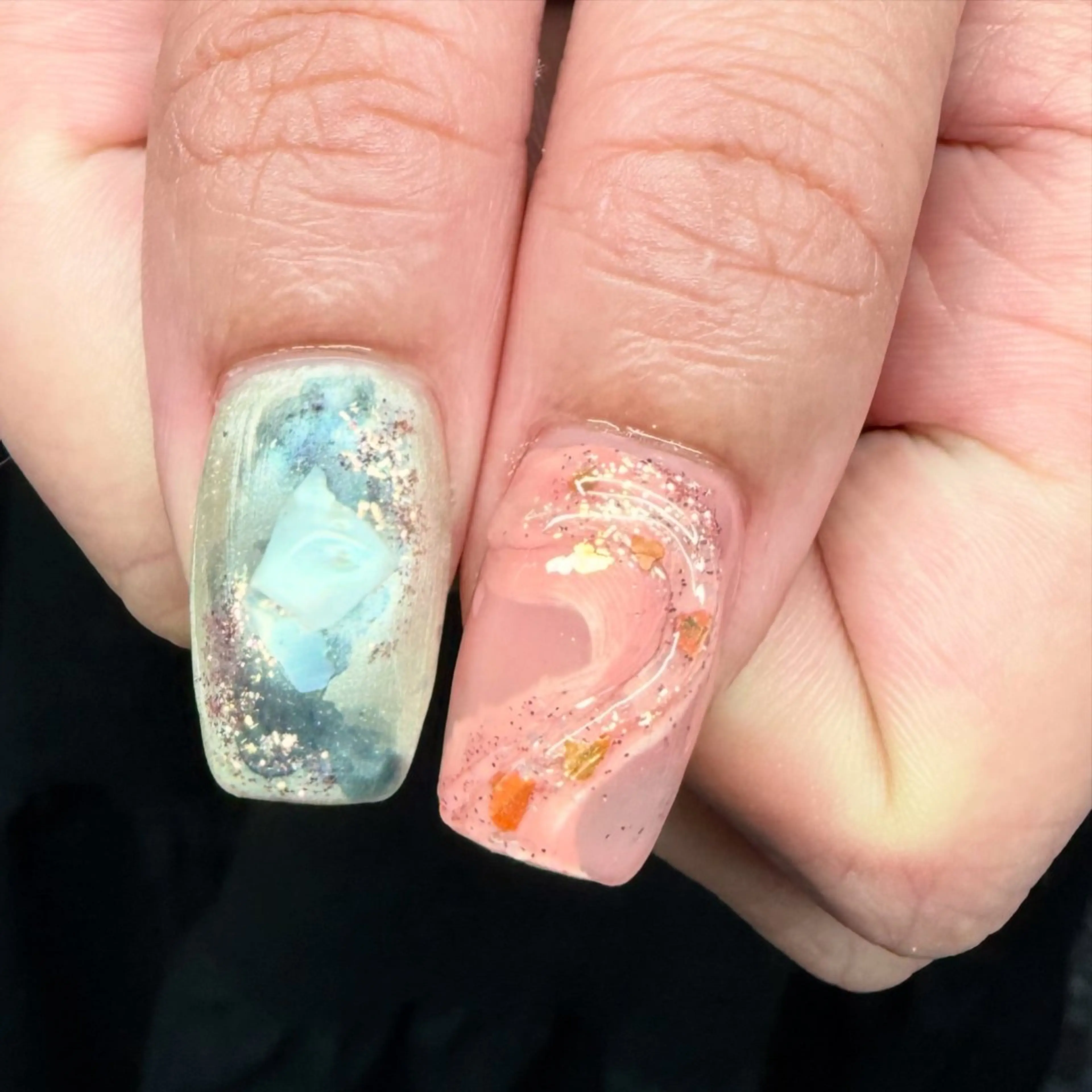 ネイル ニュアンスネイル シンプルネイル ハンドネイル posa nail モエミのネイルデザイン