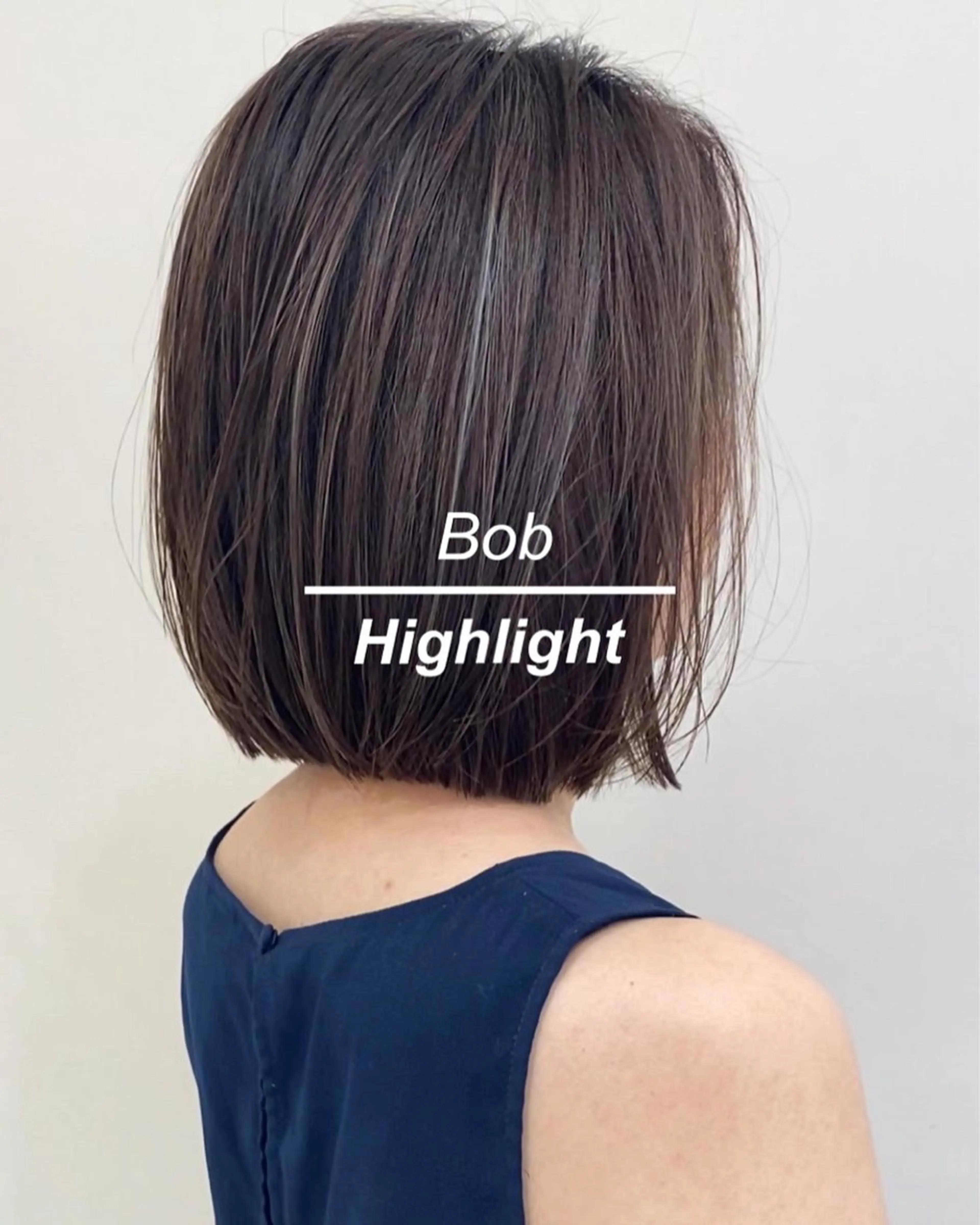 ショート カラー カット ヘアカラー トリートメント 細めハイライト🩶 ボブ/レイヤーカットのヘアスタイル