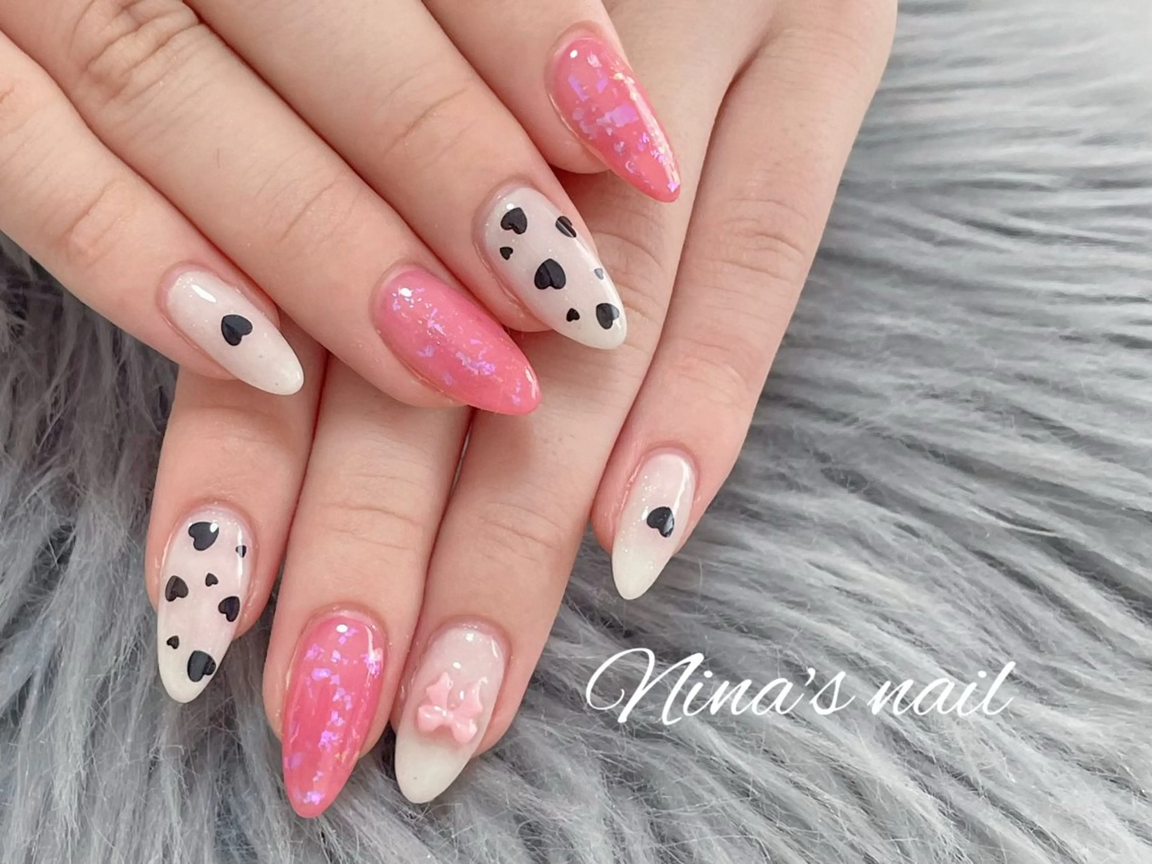 ネイル ハート Nina's nailのネイルデザイン