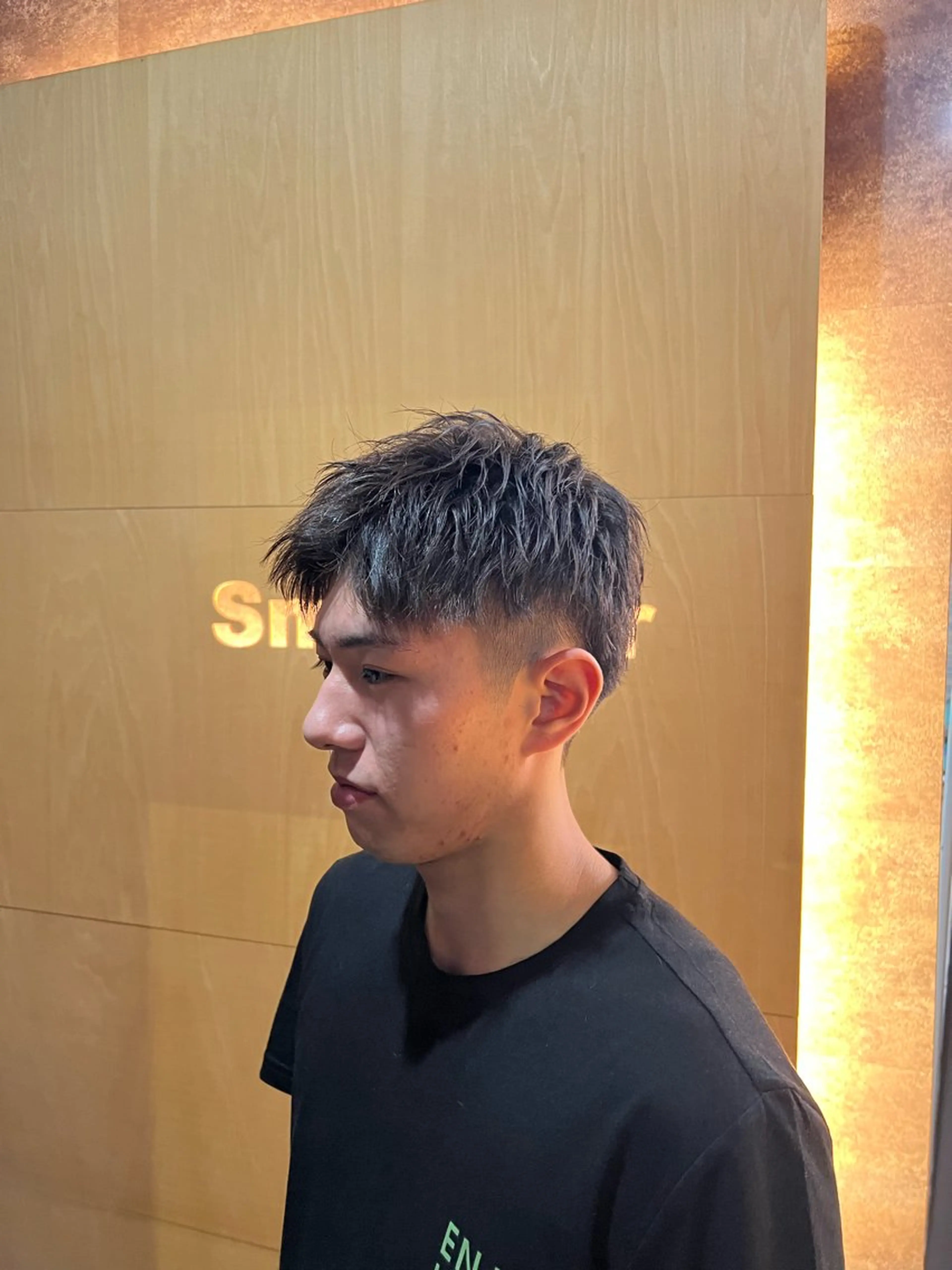 ショート メンズ アップバング ショートヘア カット 榎本 和真のヘアスタイル