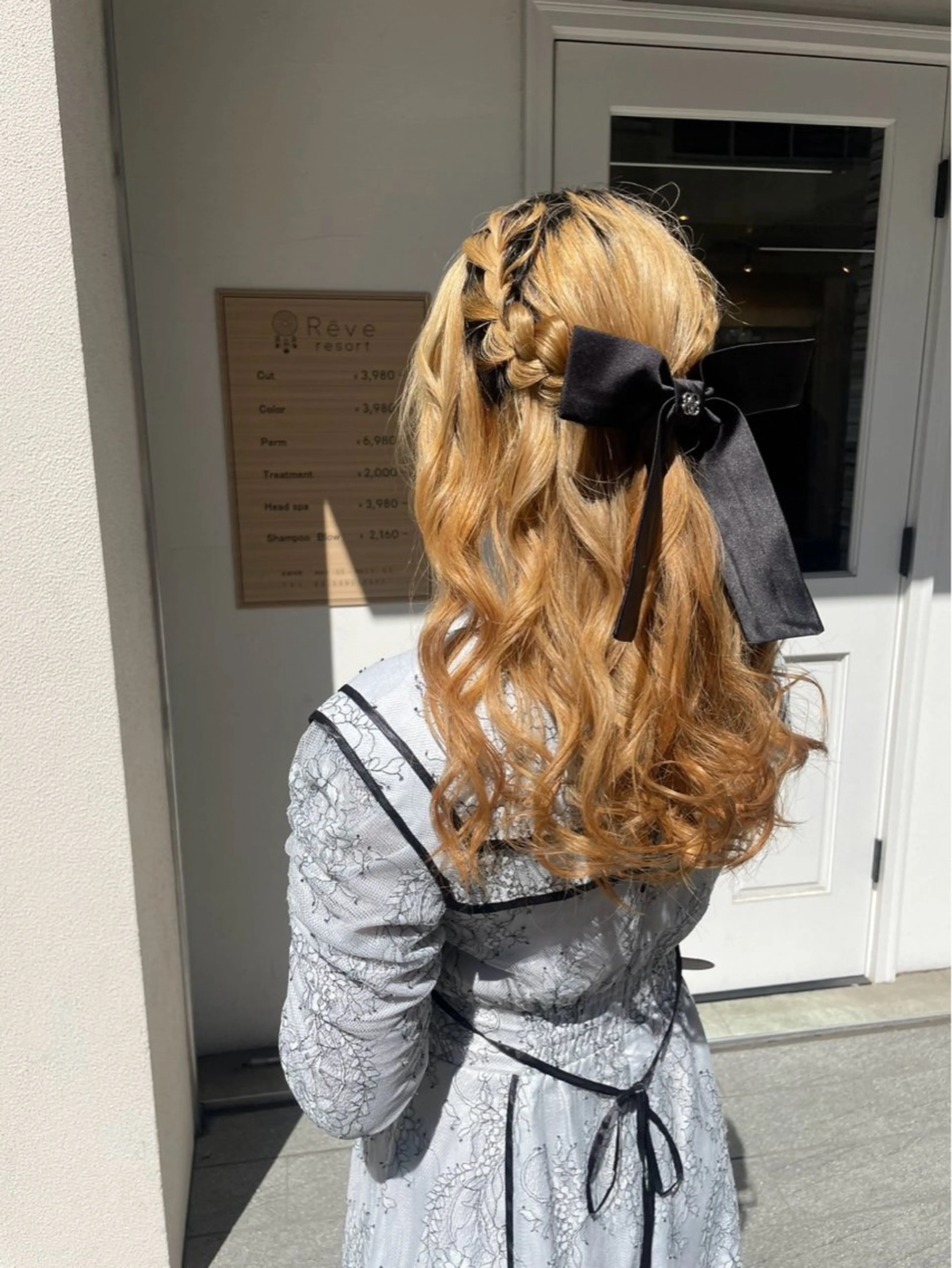 ヘアアレンジ ハーフアップ Reve resort所属・美髪× ヘアセット✨Araiのヘアスタイル