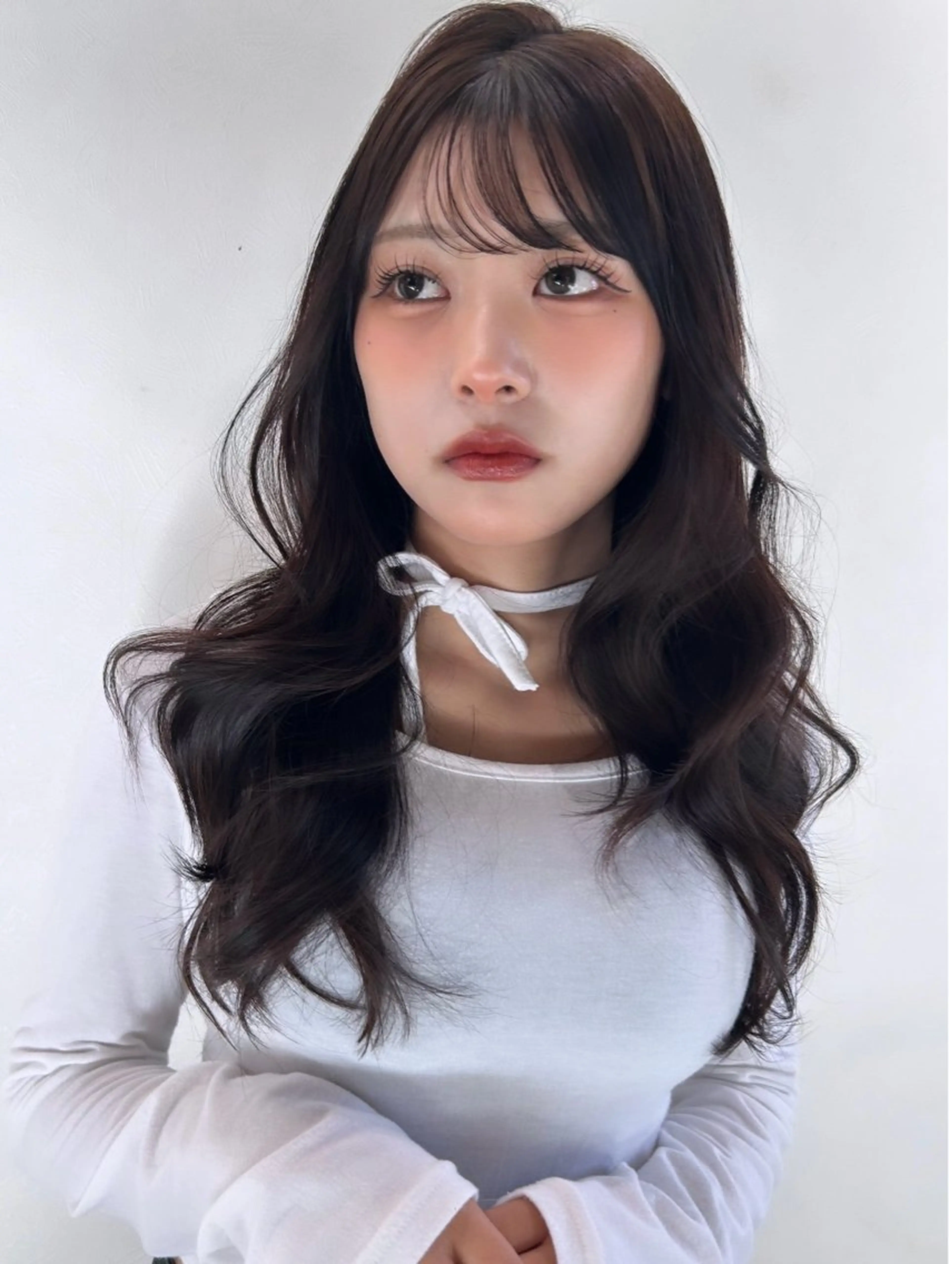 ロング カット ヘアカラー トリートメント 剣持友希/ifh iizuka/高崎のヘアスタイル