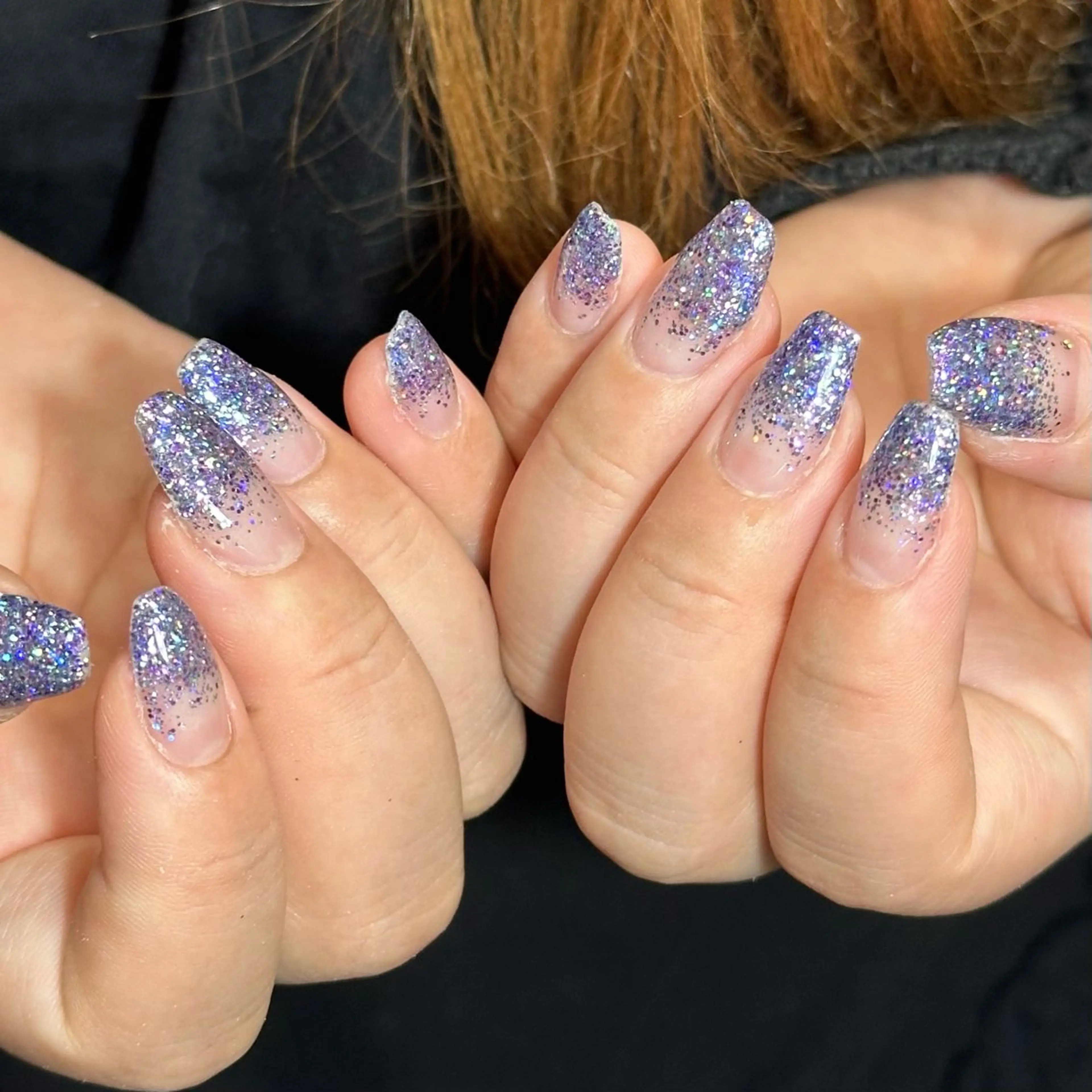 Hand★ラメorラメグラデーションの写真