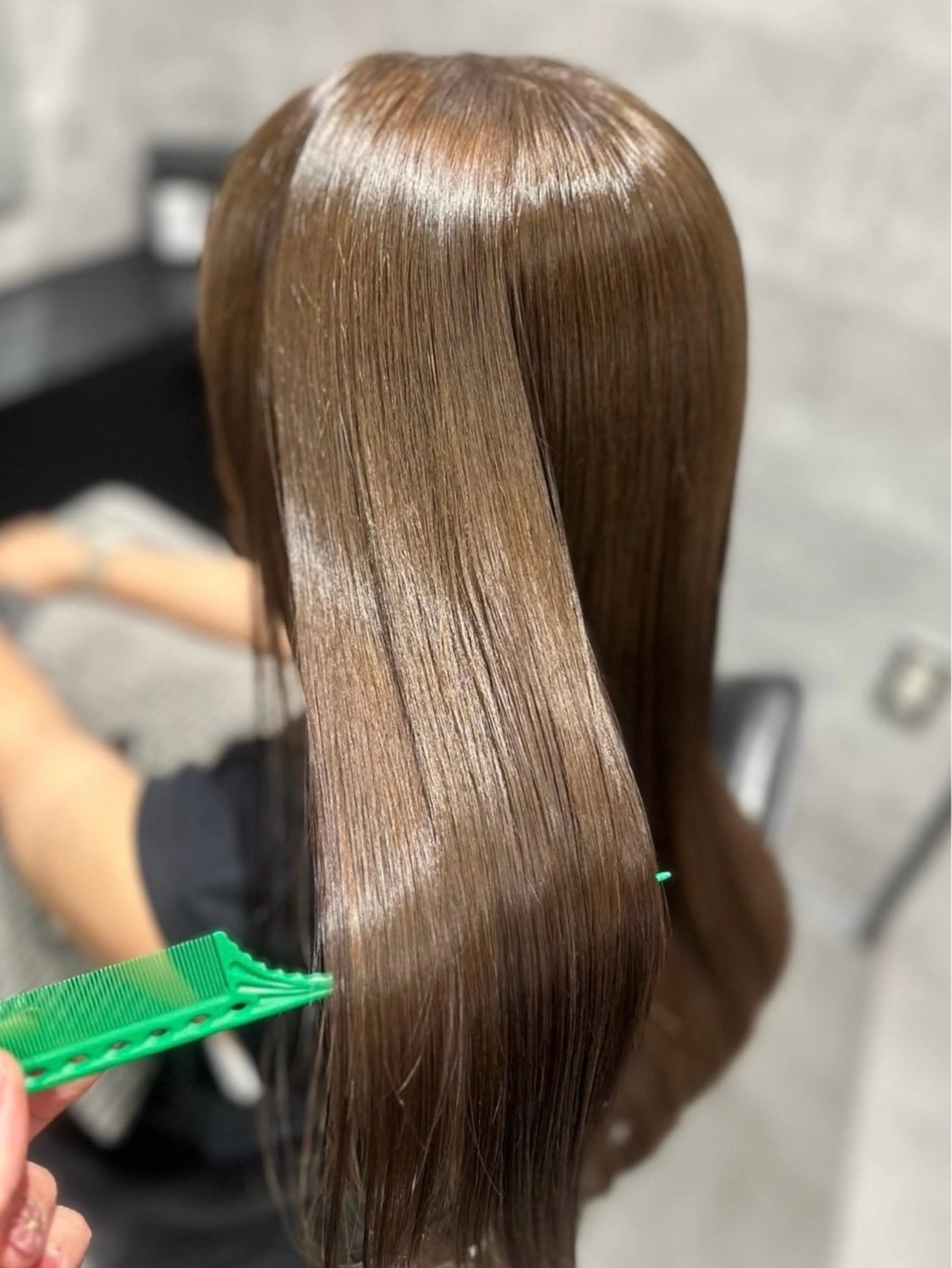 ロング 柔らかい透明感カラー 髪質改善/神戸のヘアスタイル