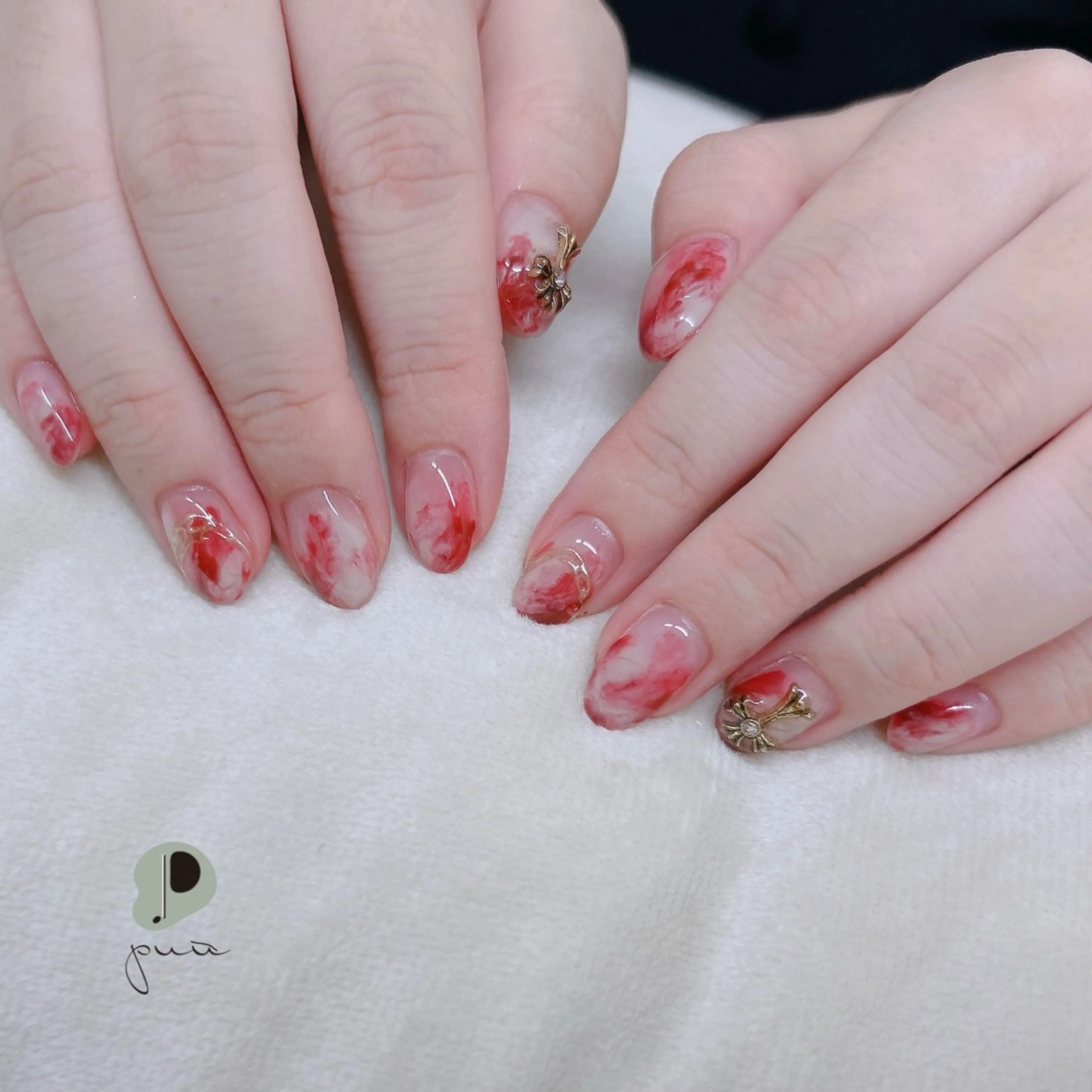 ネイル アートネイル ジェルネイル ニュアンスネイル ハンドネイル puu kyoto所属・Nail salon puu kyotoのネイルデザイン