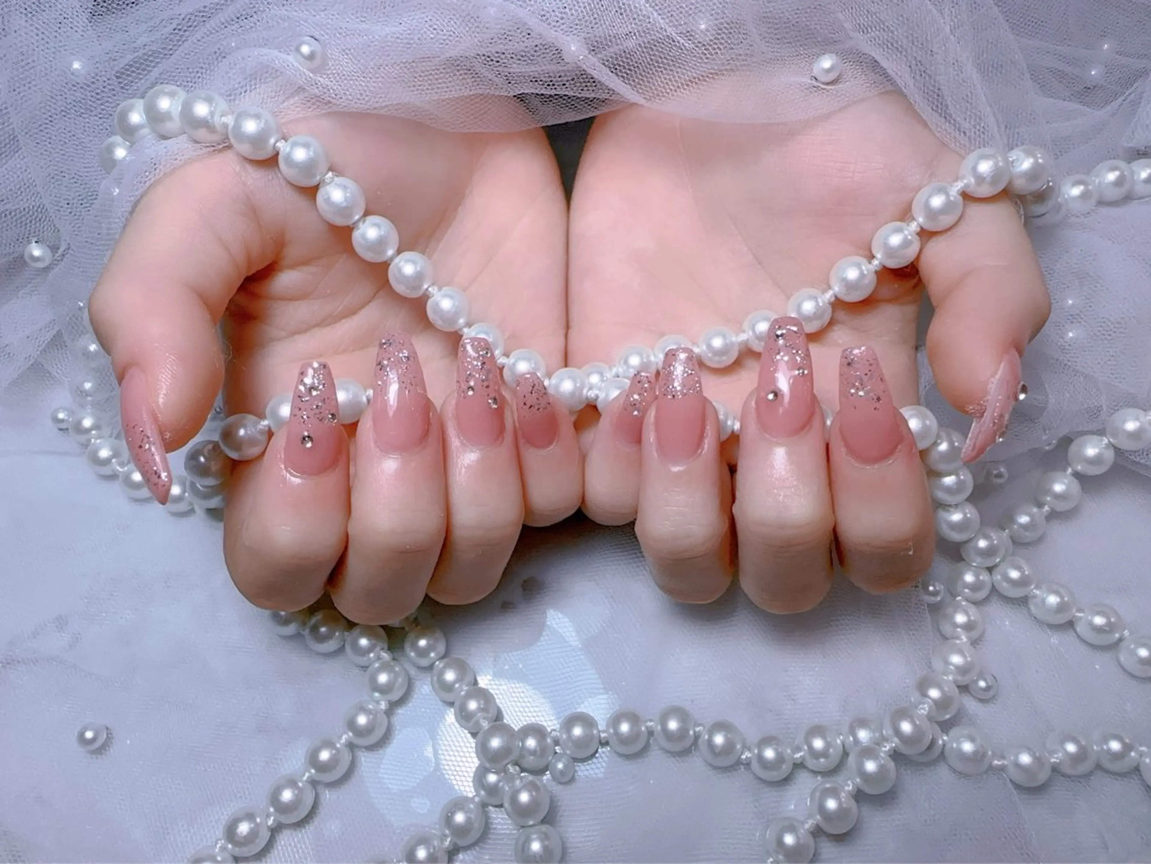 ネイル 長さ出し シンプルネイル ネイルチップ You&Me Miyuのネイルデザイン