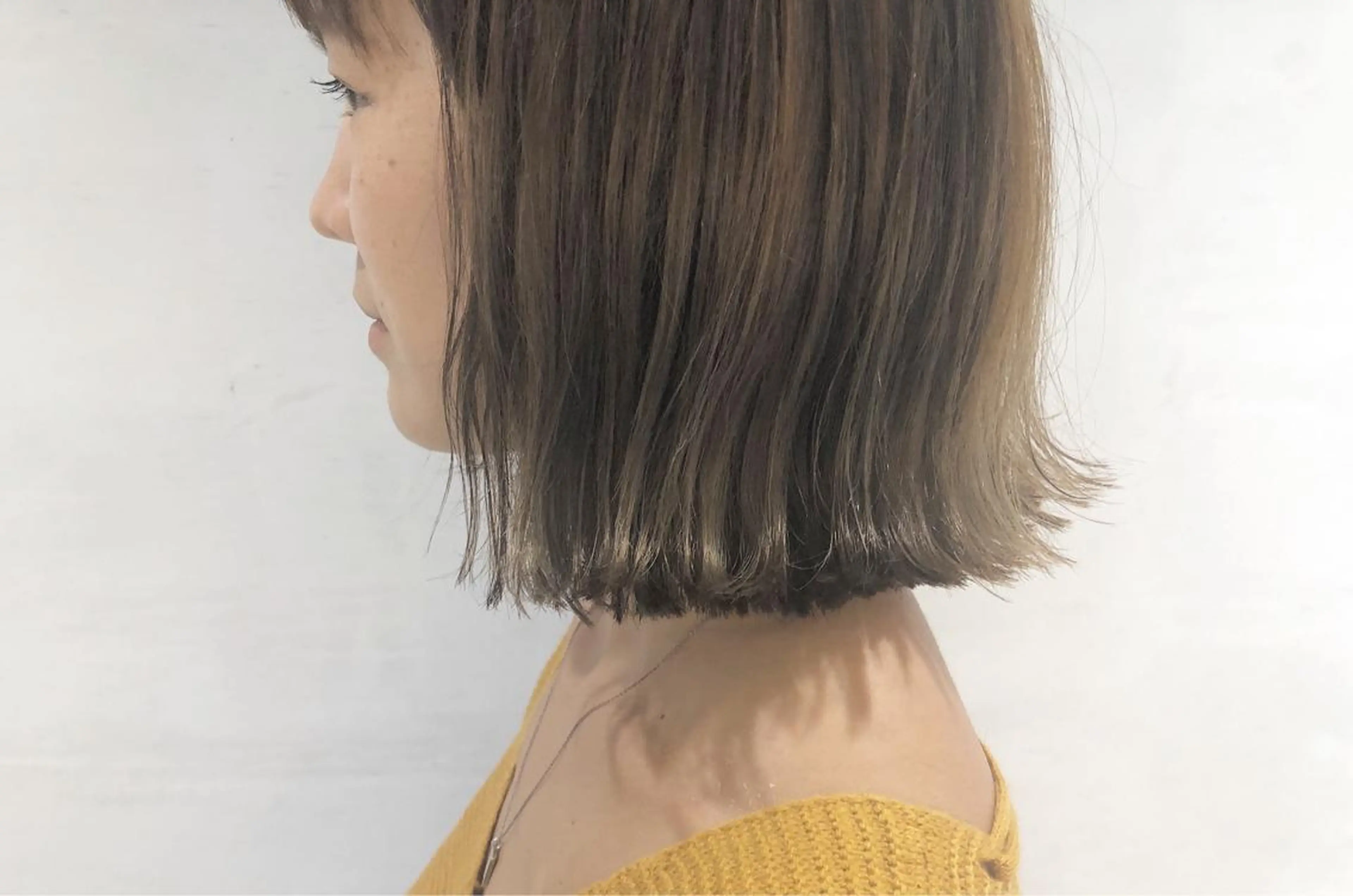 ミディアム カラー ハイライトカラー ハイライト Strawberry所属・原田 志保のヘアスタイル