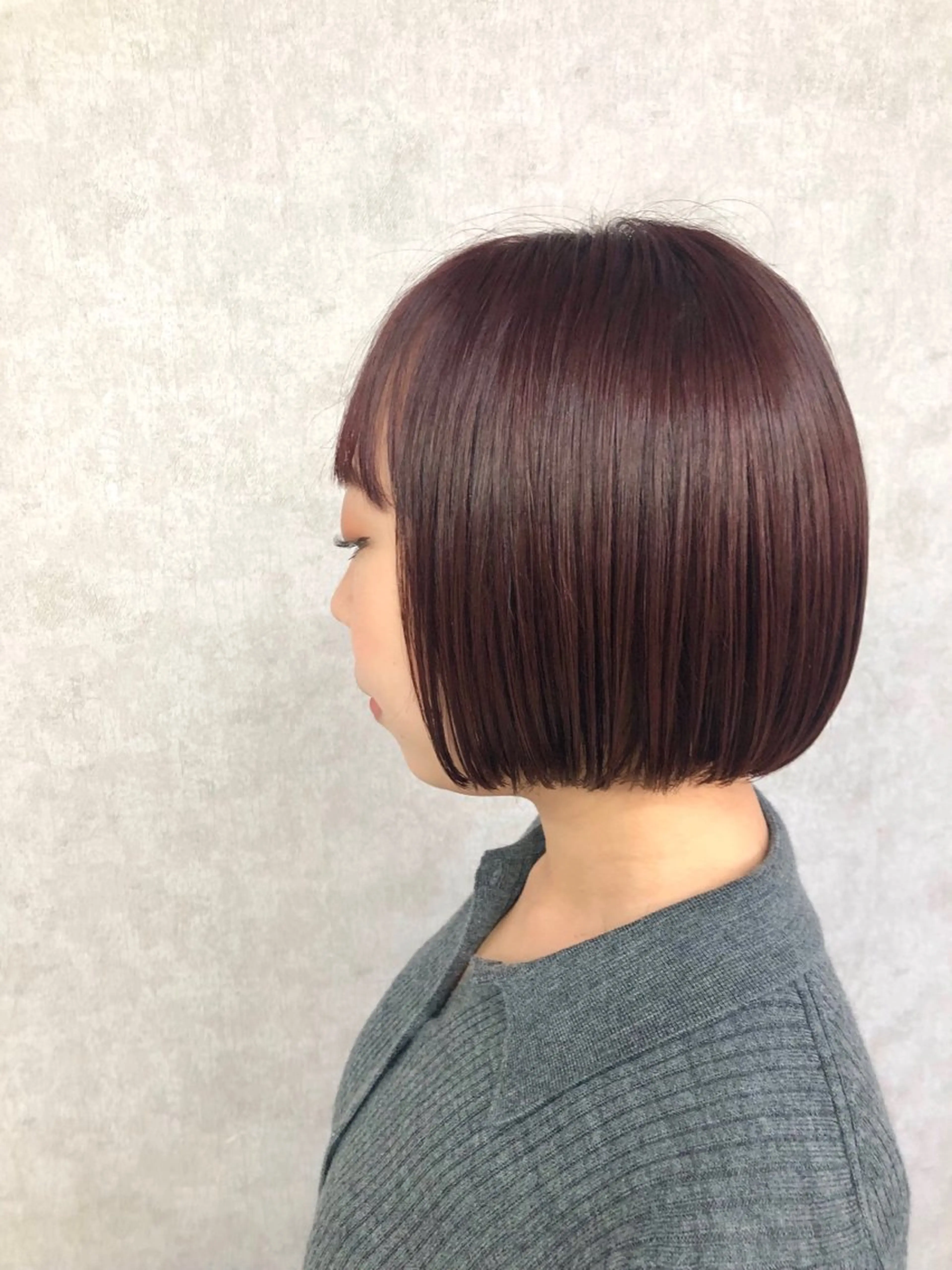 ショート カラー ブラウンカラー ピンクカラー ピンクブラウン ボブ カット ヘアカラー トリートメント ショート、韓国メンズ ヘアのかつらぎのヘアスタイル