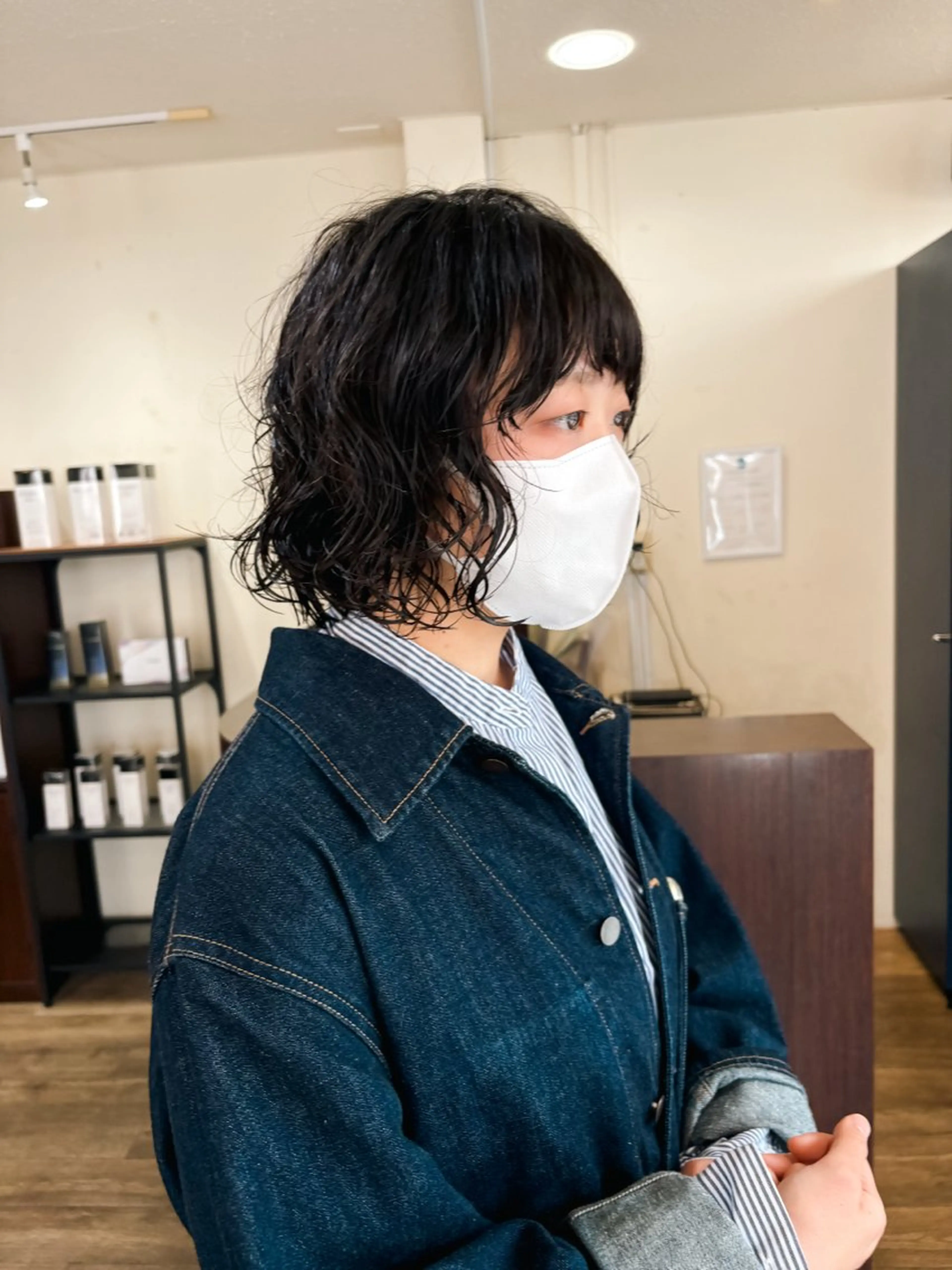 ショート パーマ カット パーマ 宮本 泰周のヘアスタイル