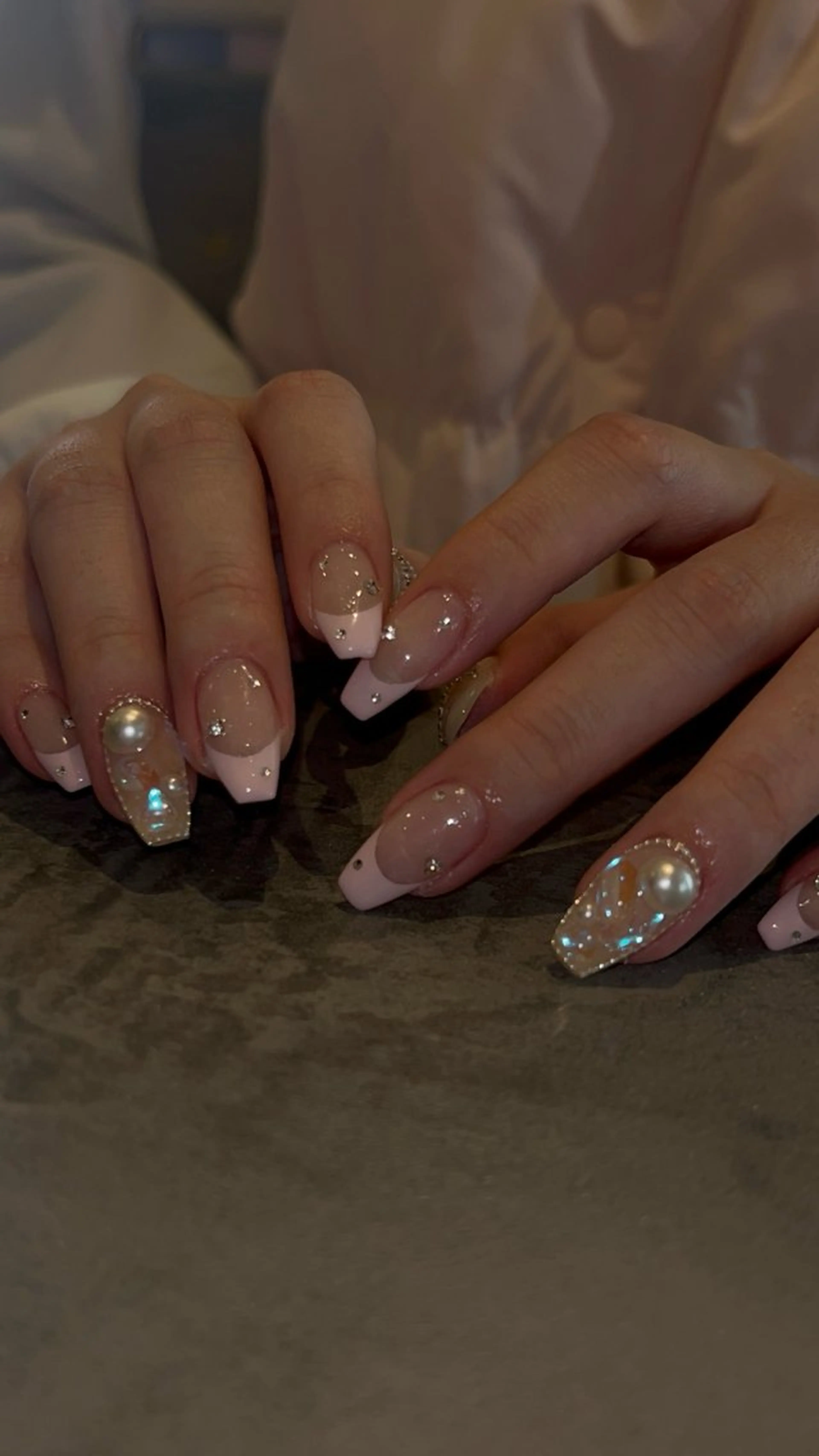 ネイル 氷ネイル・うるうるネイル ハンドネイル plume. noaのネイルデザイン