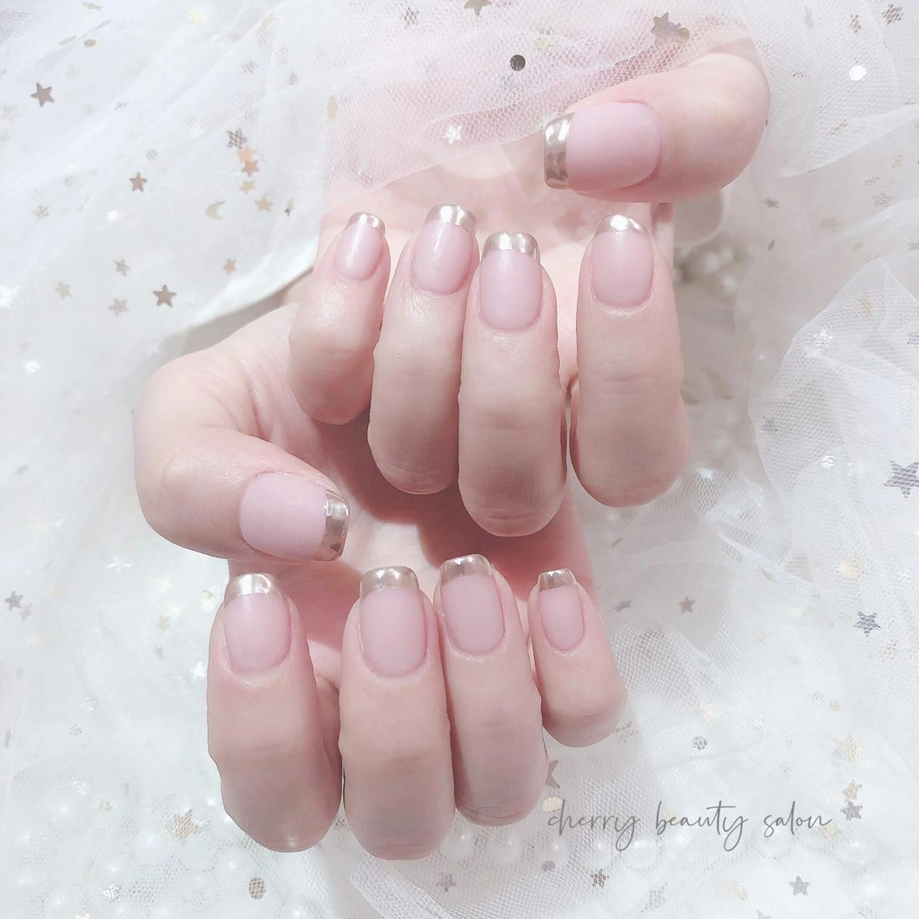 ミディアム ネイル SAKURA 🍒のネイルデザイン