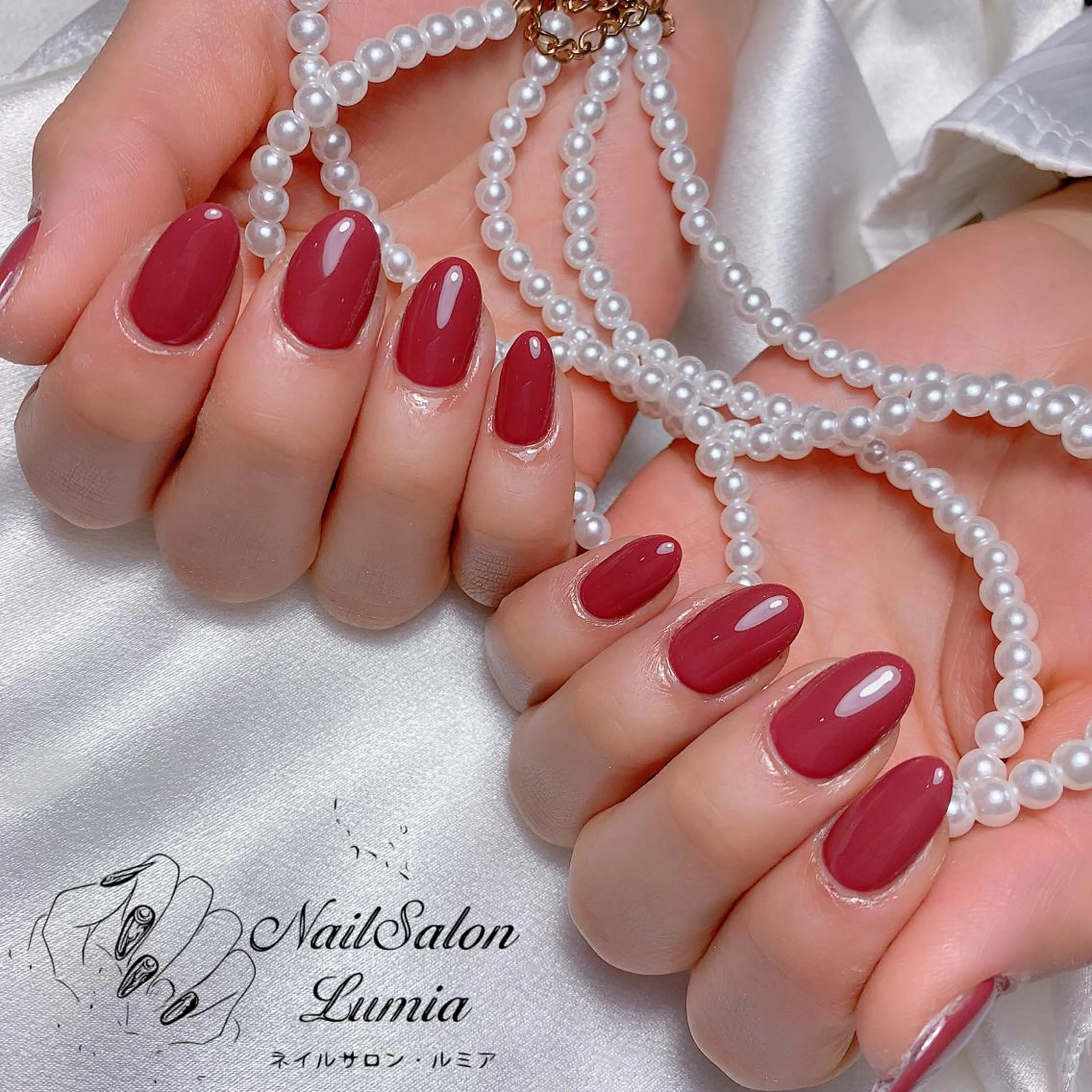 ネイル ハンドネイル ネイルサロン ルミア Lumia 店長のネイルデザイン