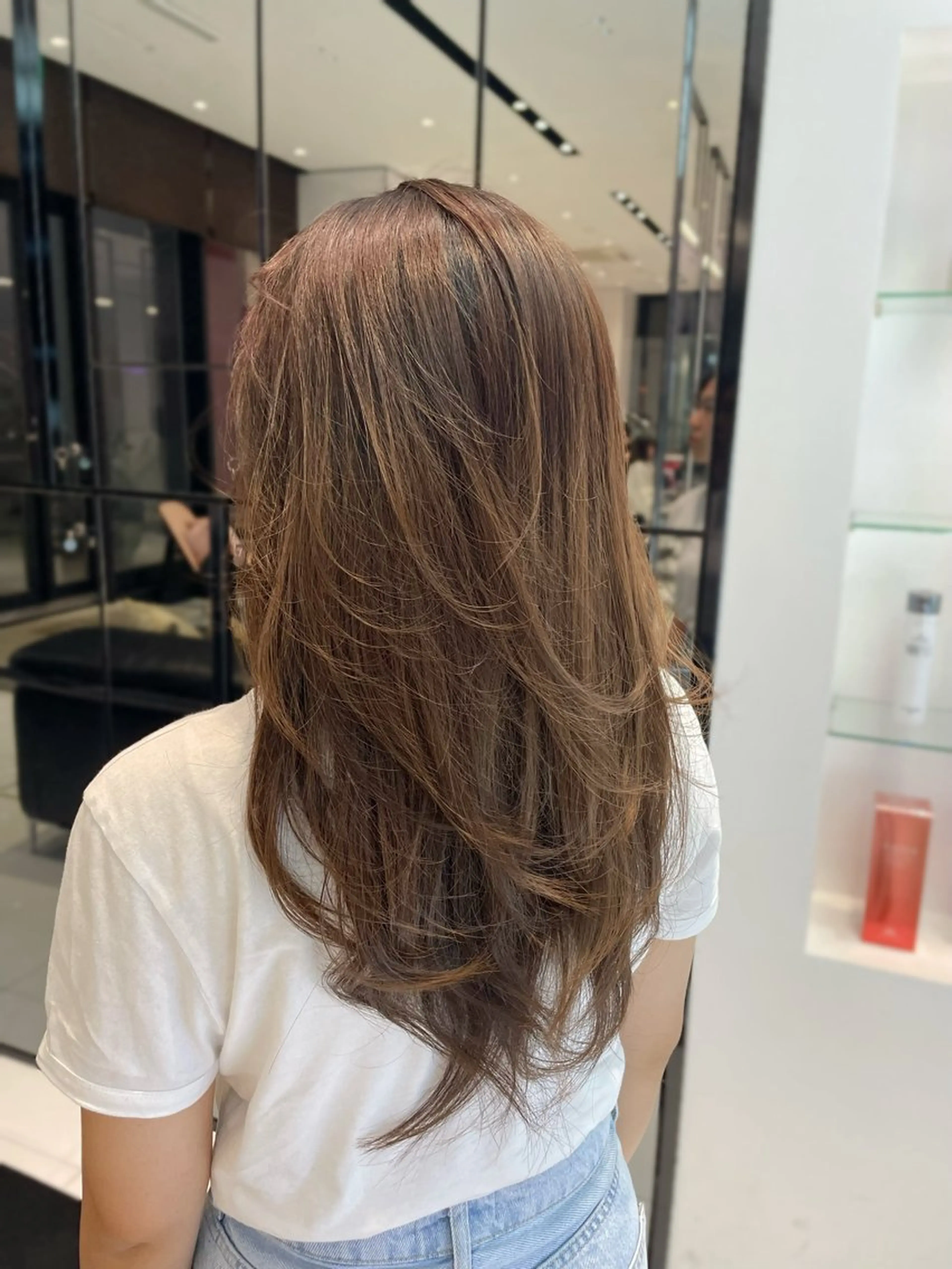 ロング レイヤーカット カット keen 吉祥寺所属・【韓国❤️海外ヘア】 AYAKAのヘアスタイル