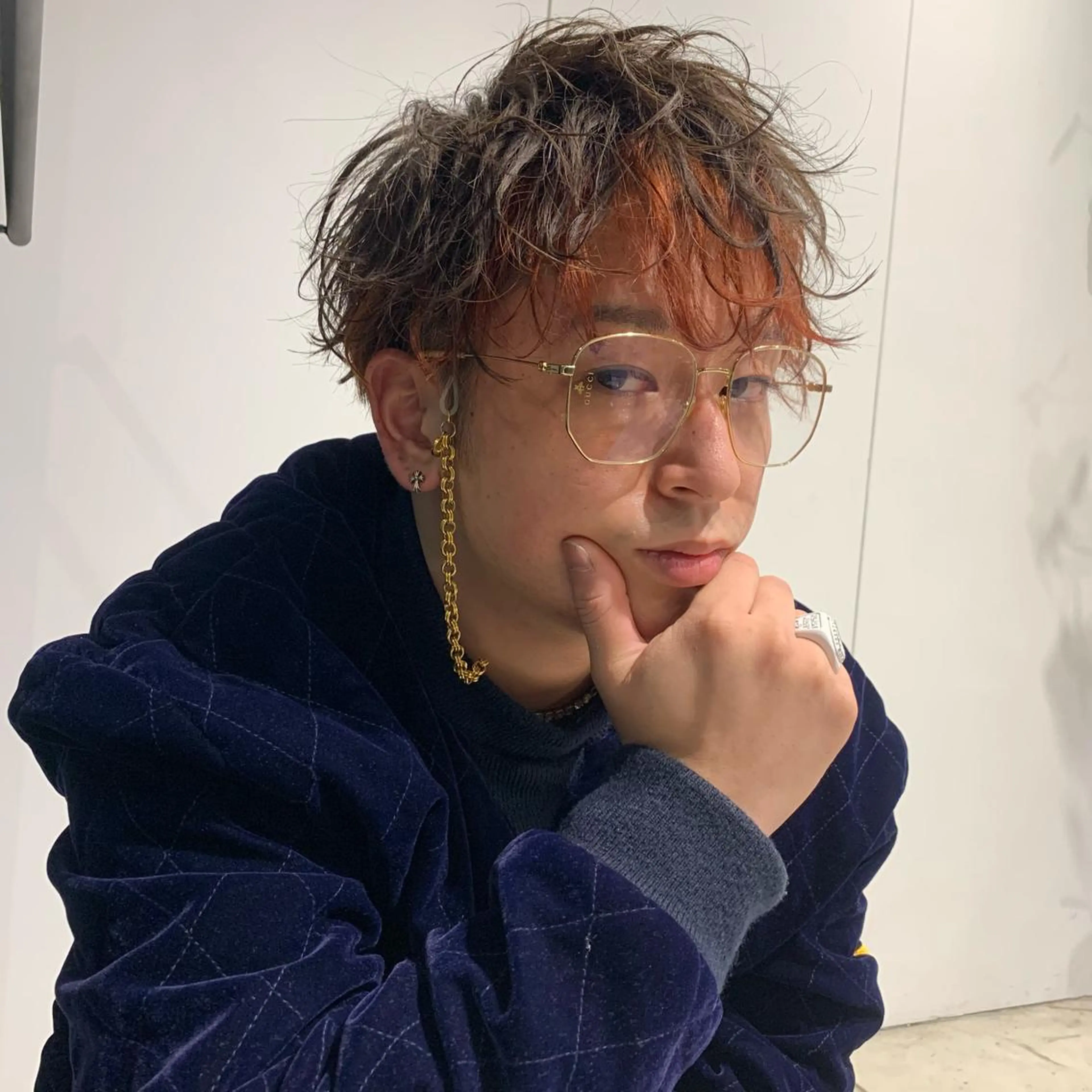 ショート カラー パーマ ヘアアレンジ メンズ メンズパーマ ツイストスパイラルパーマ スパイラルパーマ メンズパーマの達人 🌟川内絵人のヘアスタイル