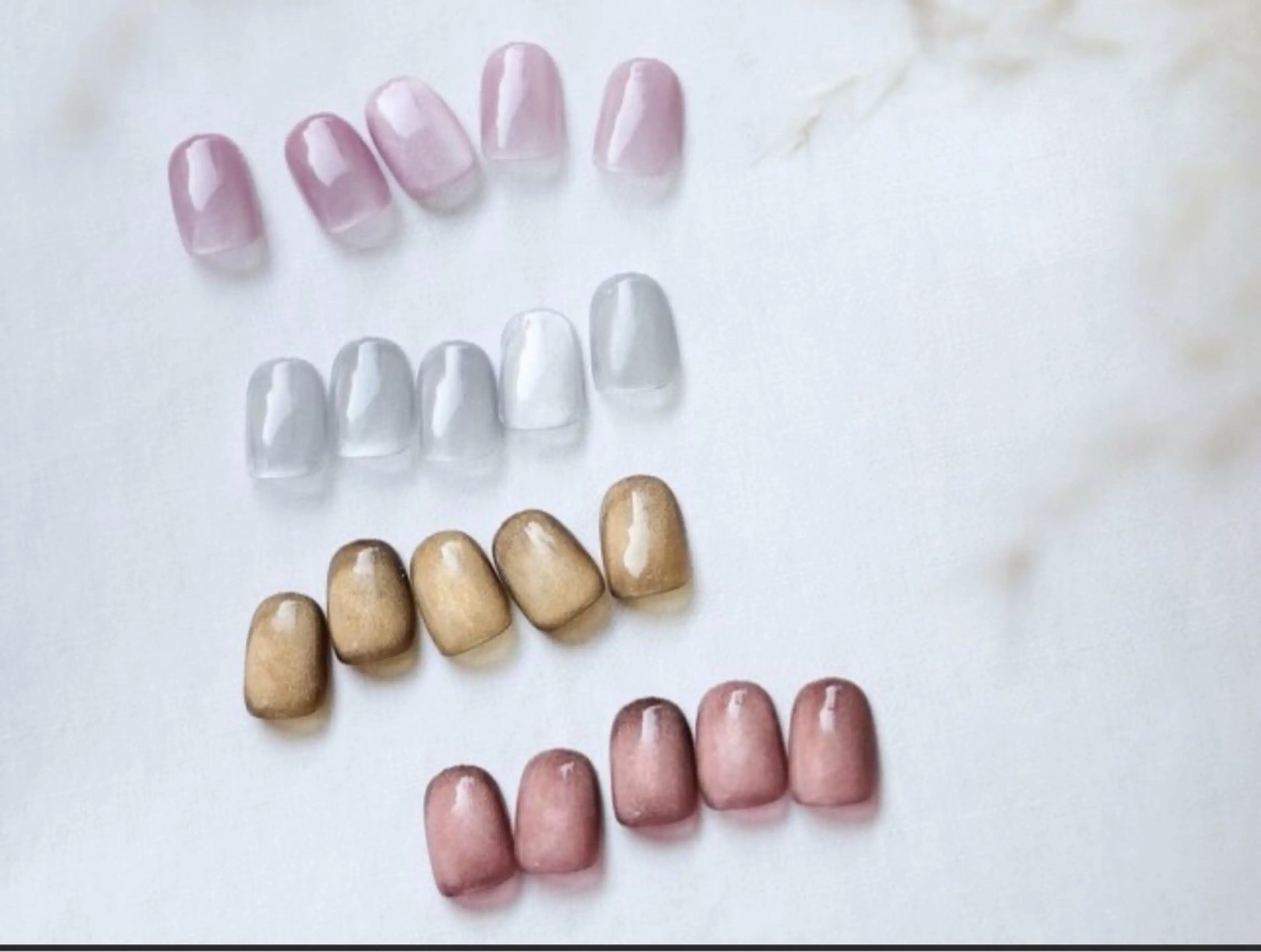 ネイル マグネットネイル ワンカラーネイル 久屋大通DEE yonesatoのネイルデザイン