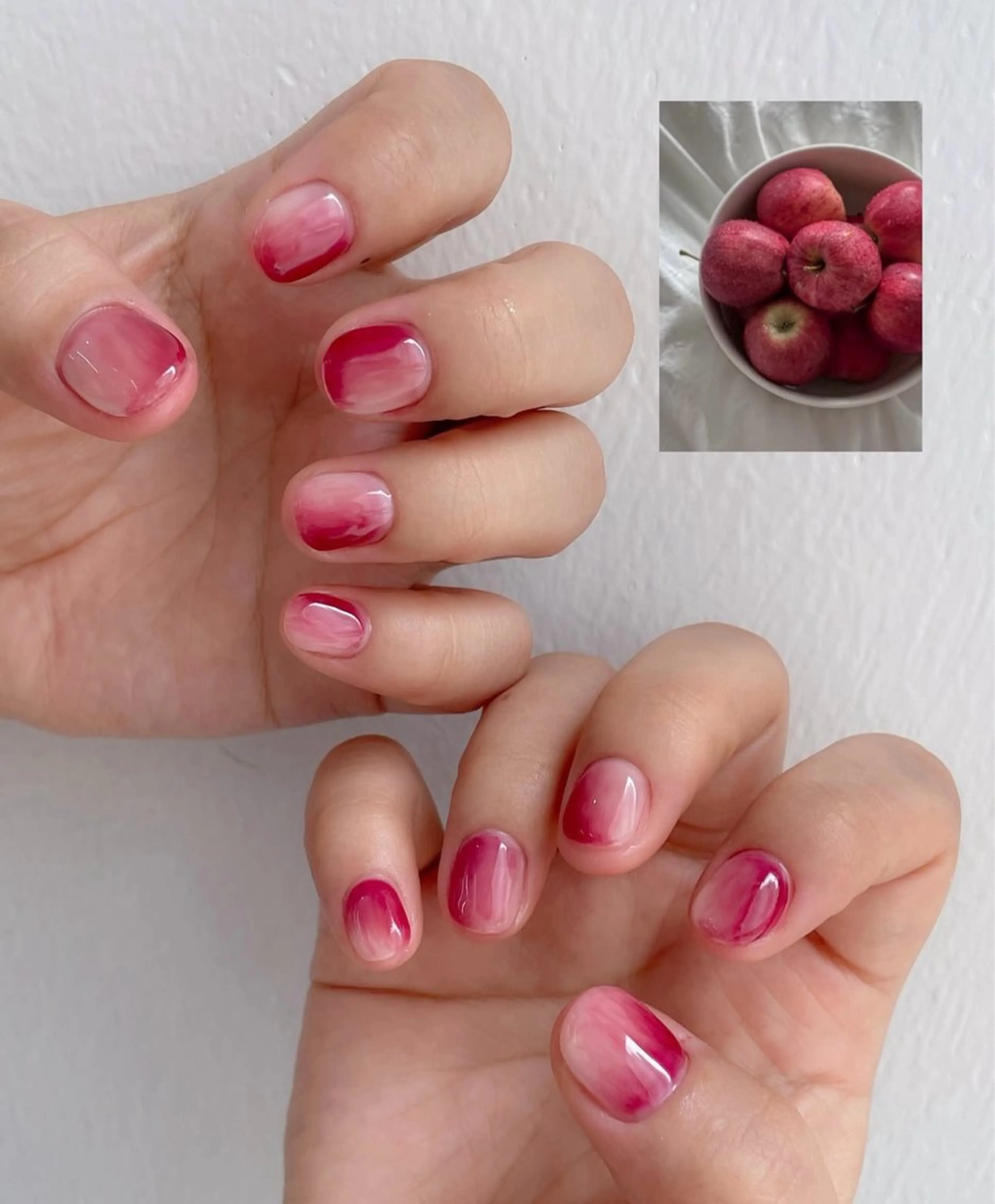 ネイル 韓国ネイル 持ち込み ニュアンスネイル ネイルチップ ハンドネイル TABI ANA.CHUOのネイルデザイン