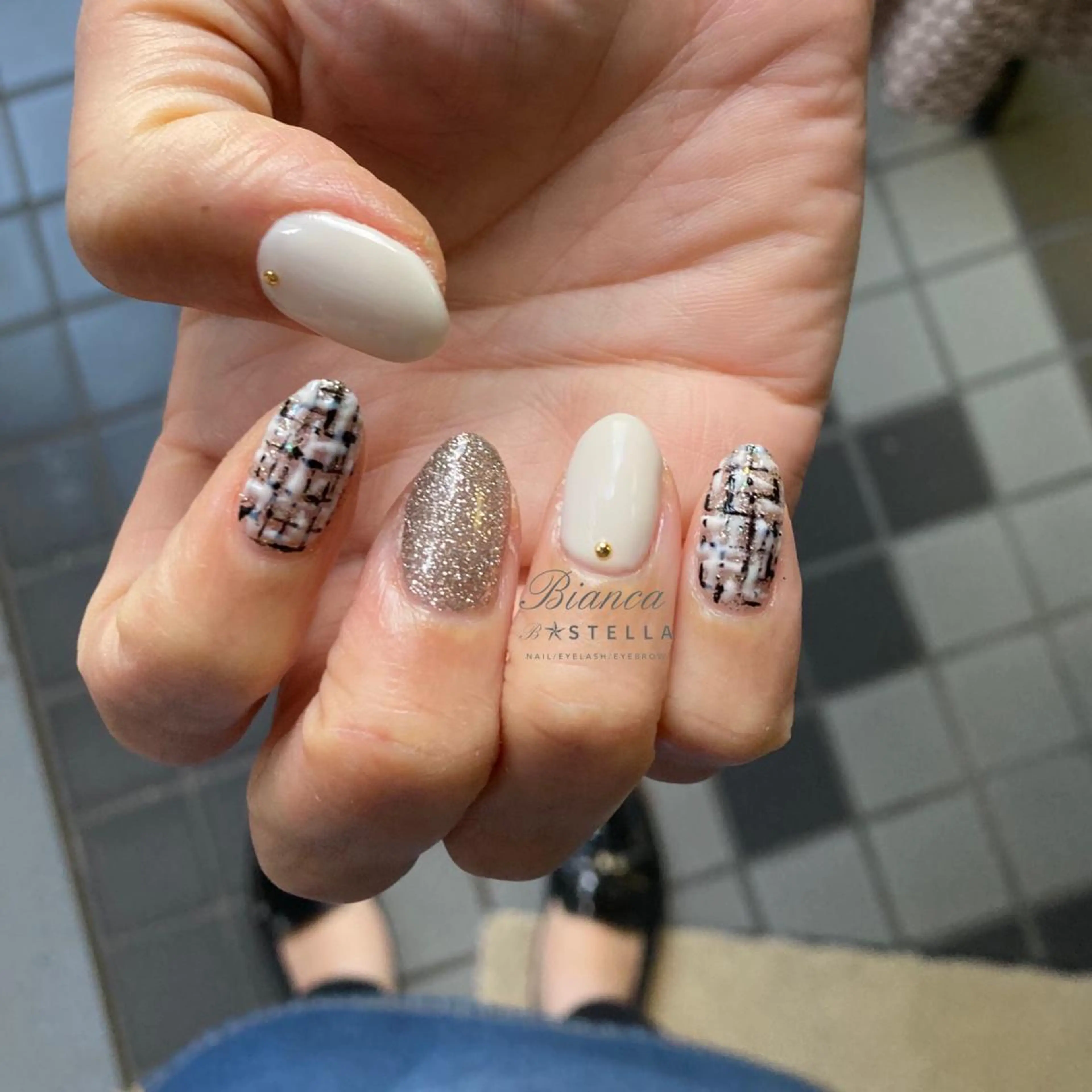 ネイル フラッシュネイル ハンドネイル Mojyam nail所属・松本 実咲のネイルデザイン