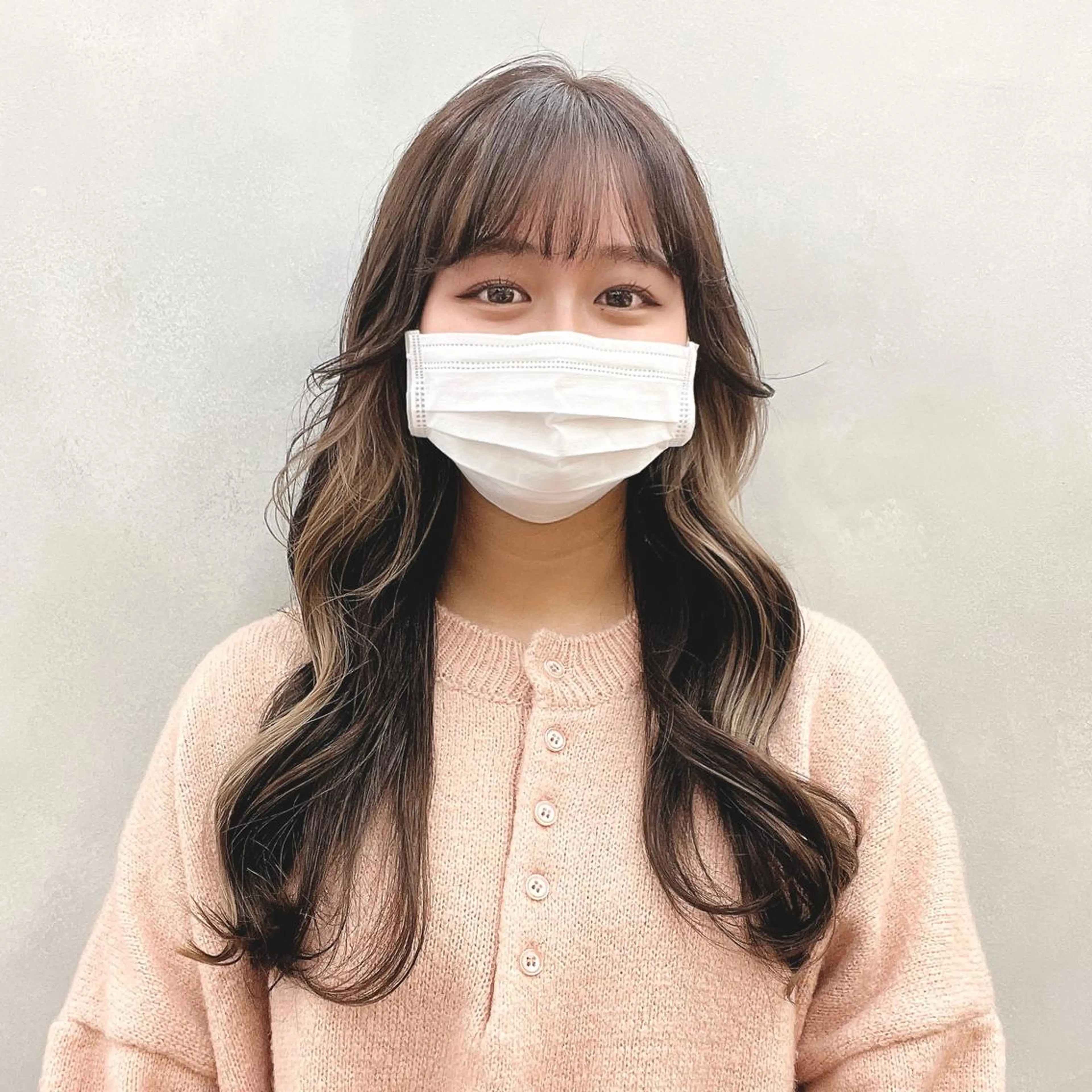 ロング カラー 🤍髪質改善➕透明感 カラー🤍川上葵のヘアスタイル