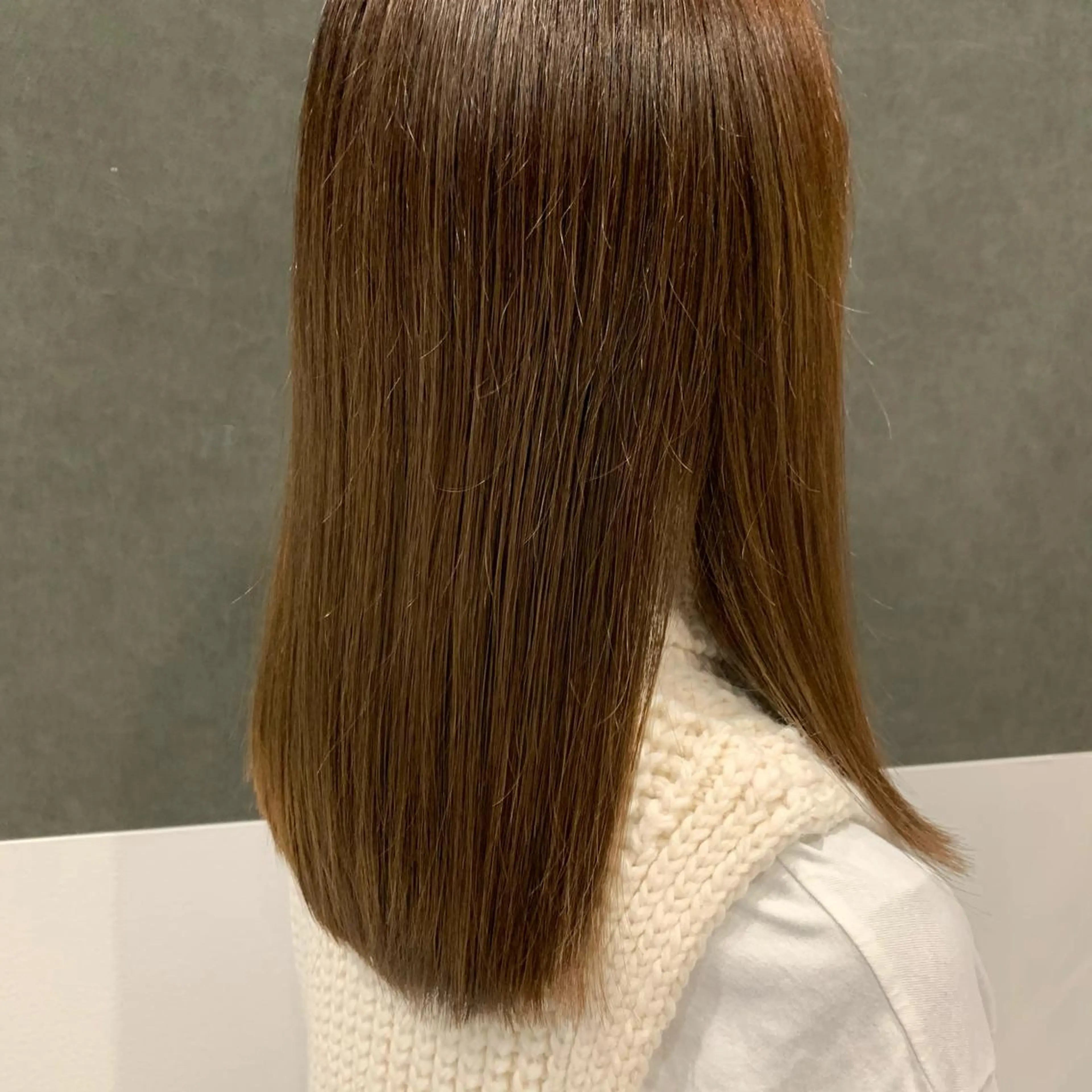 ミディアム カラー 縮毛矯正/髪質改善/ 石橋代智のヘアスタイル