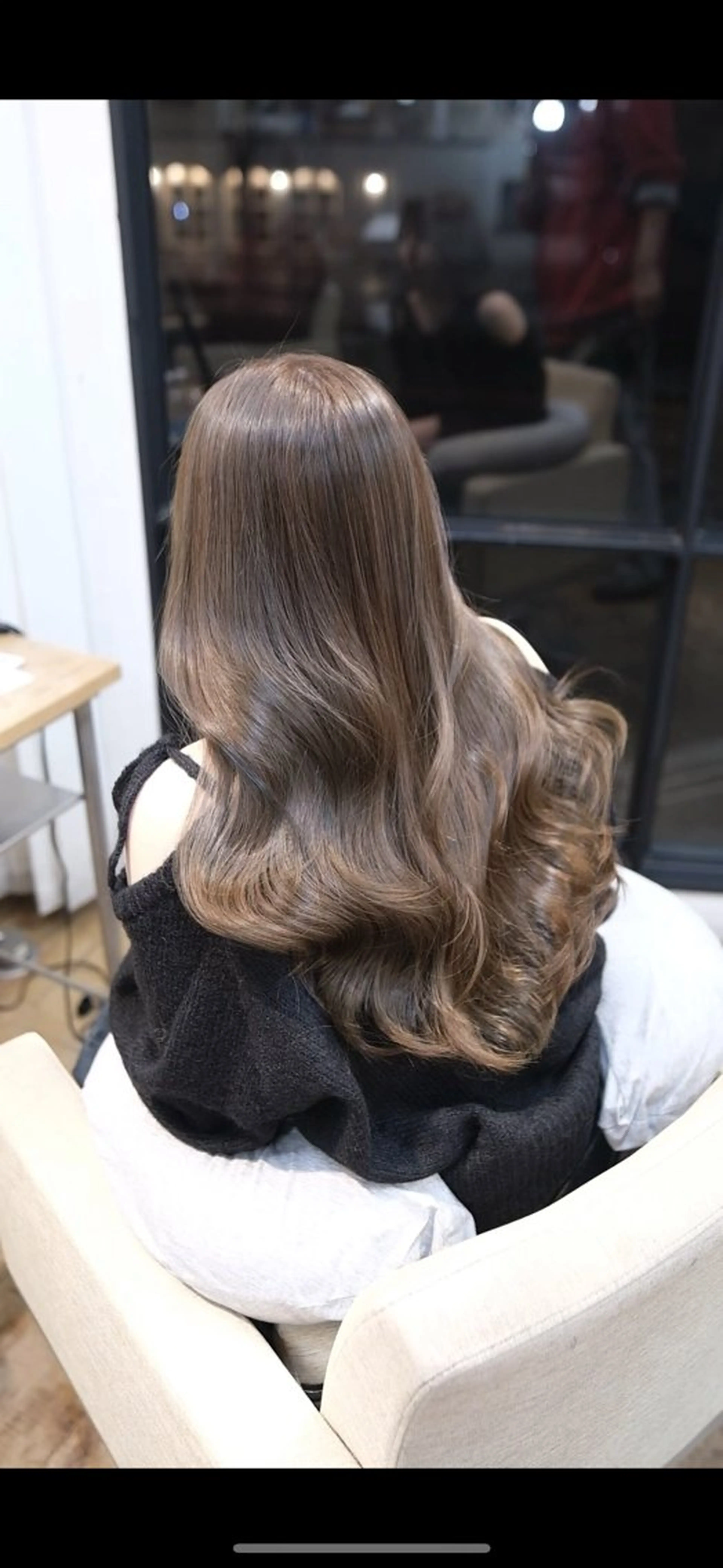 ロング カラー ベージュカラー 透明感カラー ダブルカラー グレージュ ミルクティーベージュ ヘアカラー BELO/ yuzuのヘアスタイル