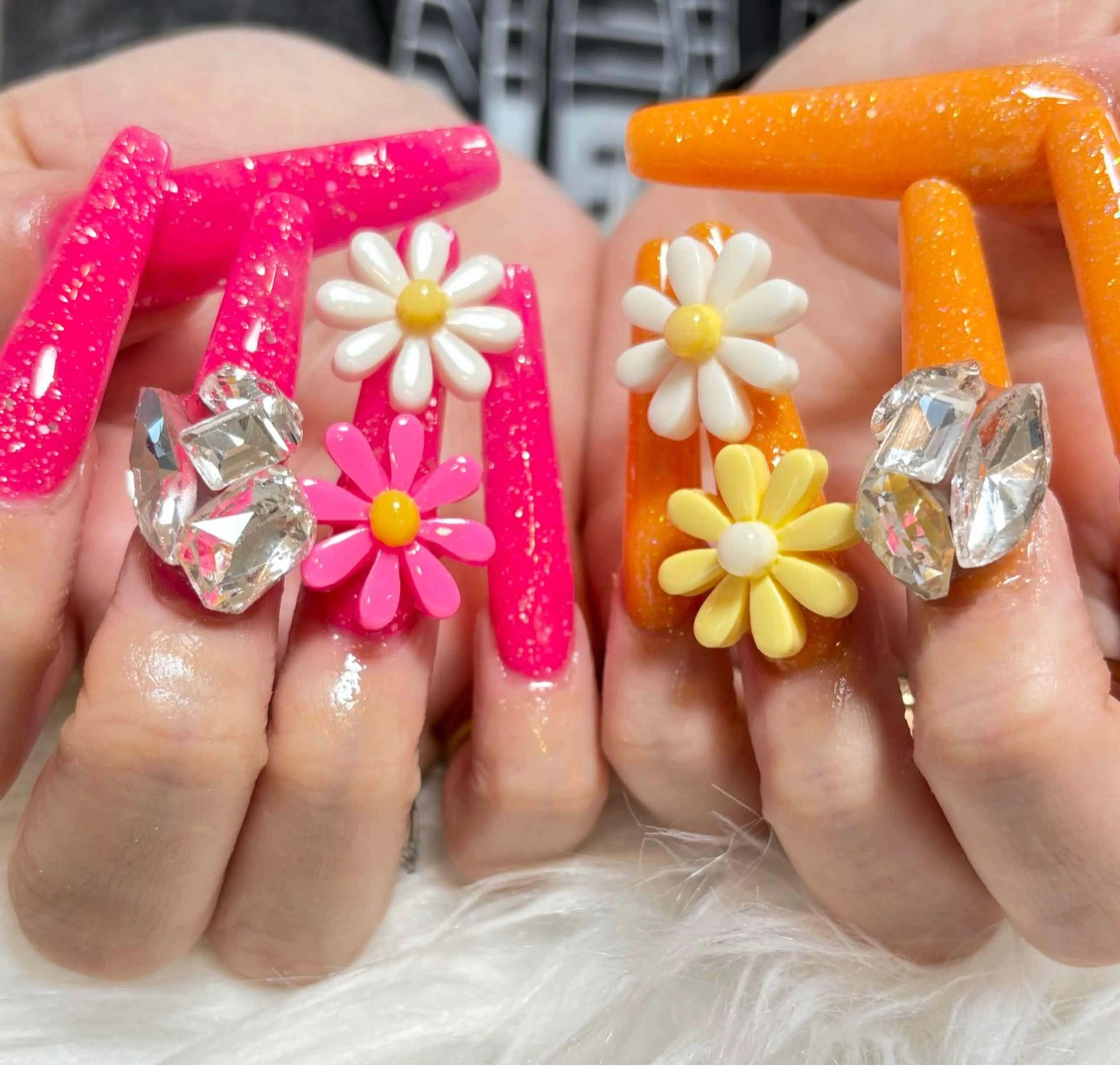 ネイル ロングネイル スカルプネイル おうちサロン by maururuのネイルデザイン