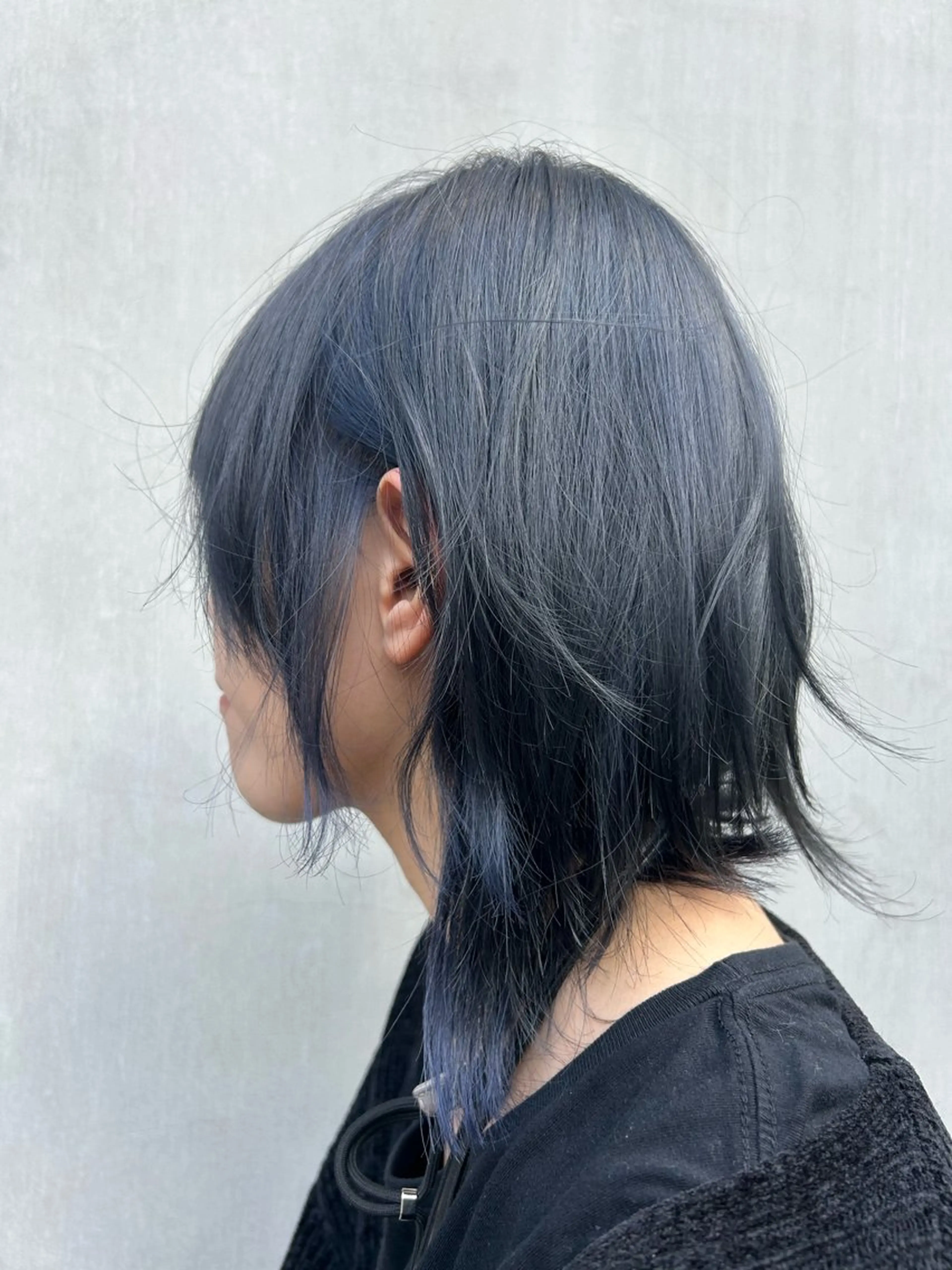 ミディアム カラー カット ヘアカラー トリートメント 若狭 彩花のヘアスタイル