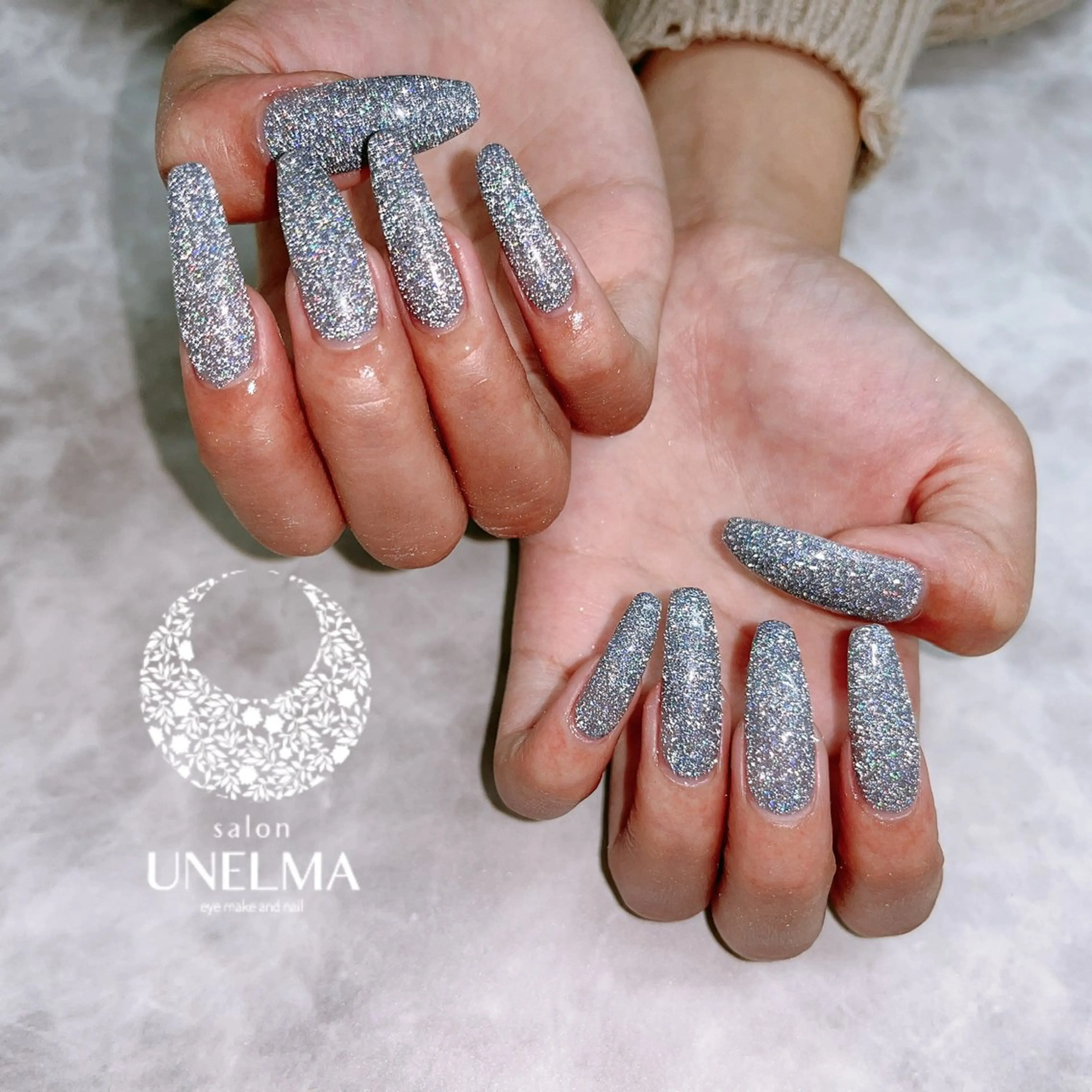 ネイル ロングネイル ハンドネイル salon UNELMA　小郡店のネイルデザイン