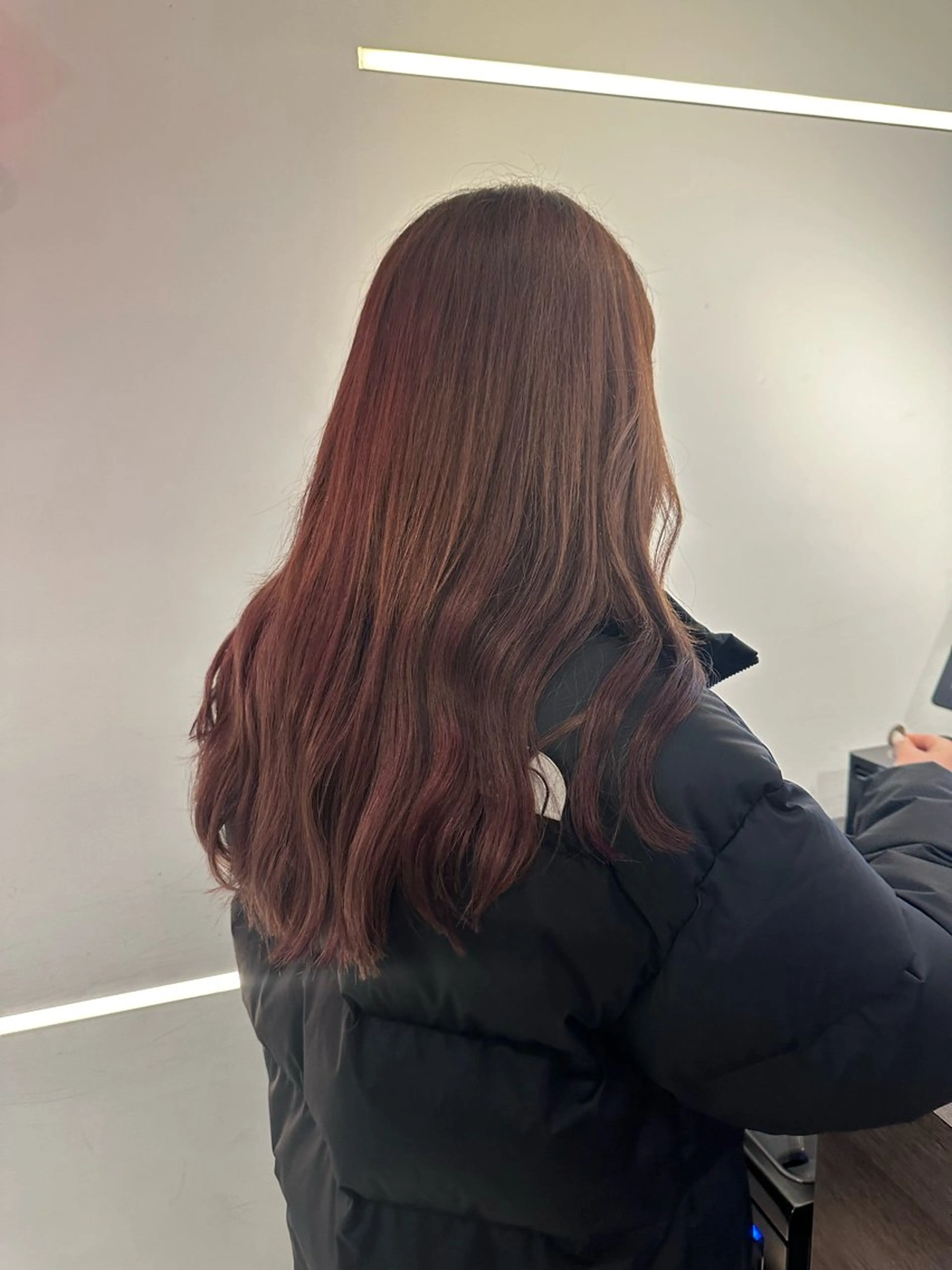 ロング カラー カット エクステ 美髪・シールエクステ ホソタニリョウコのヘアスタイル
