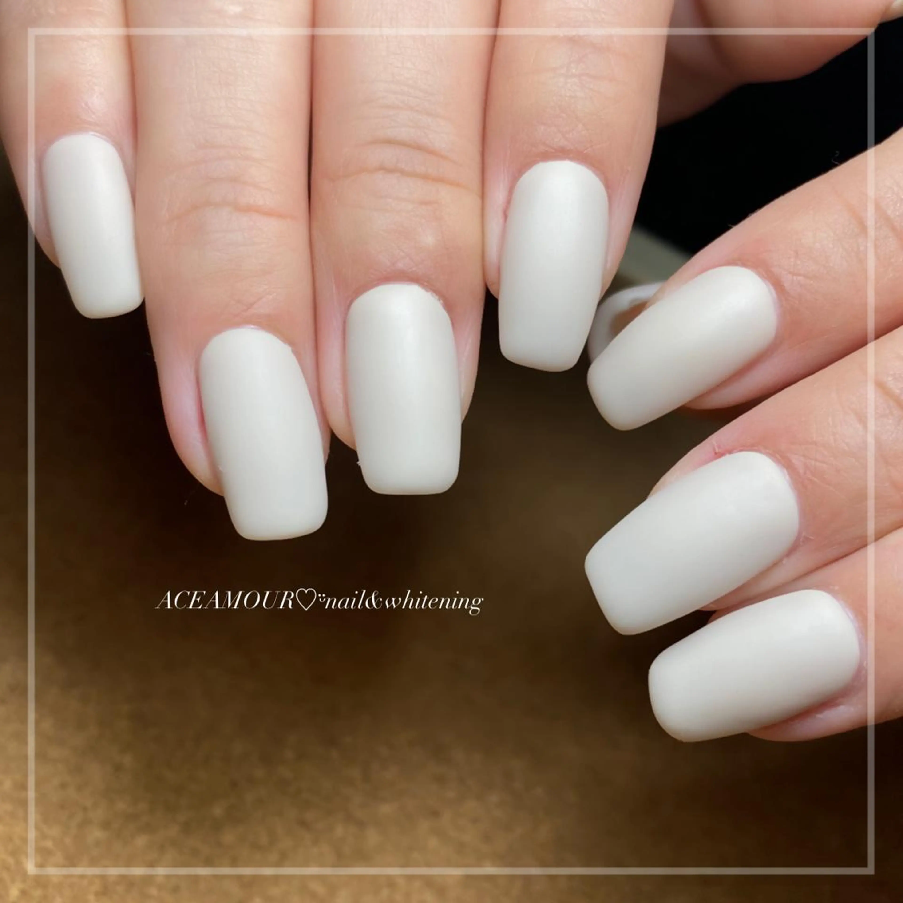 ネイル マットネイル ネイル/耳つぼ /新ホワイトニングのネイルデザイン