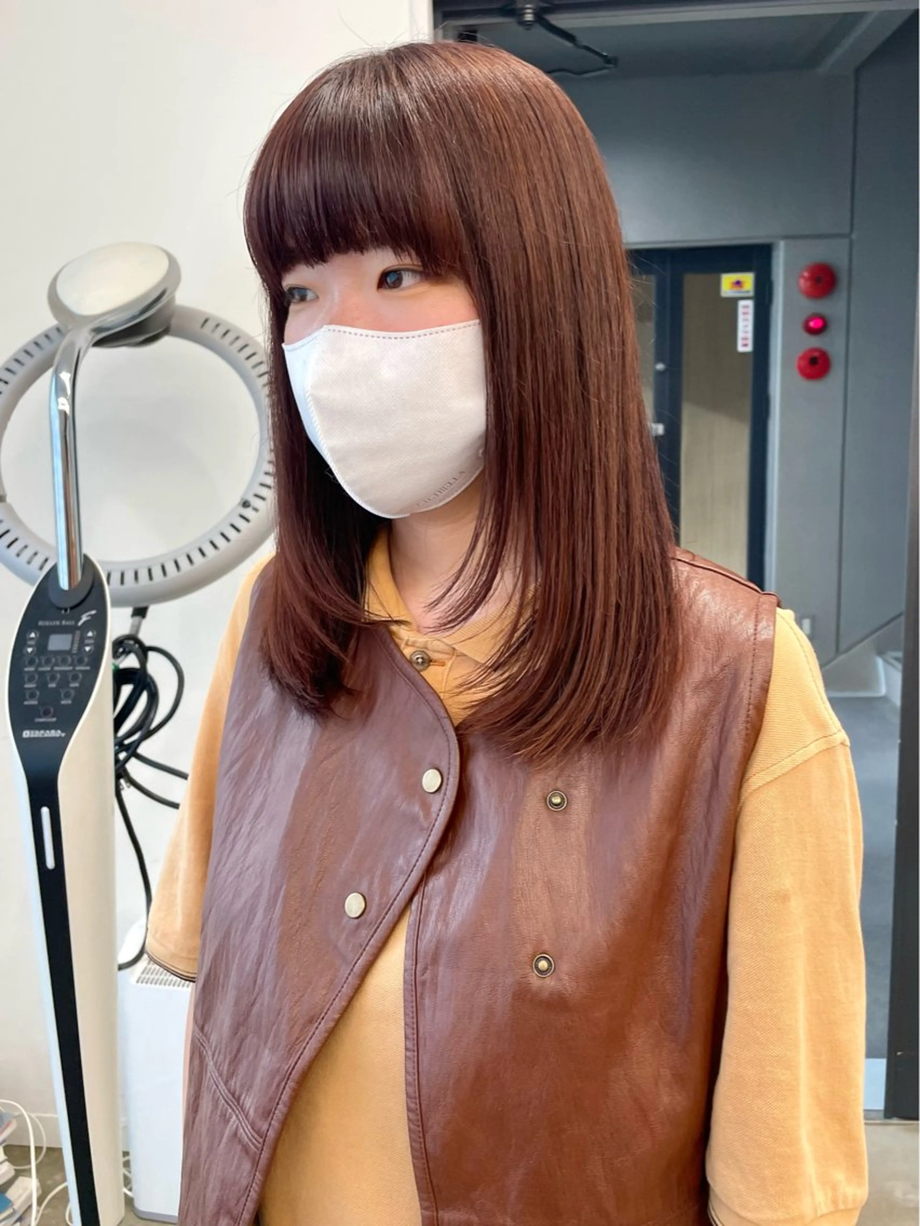 ミディアム カラー pole所属・【pole】 minaのヘアスタイル