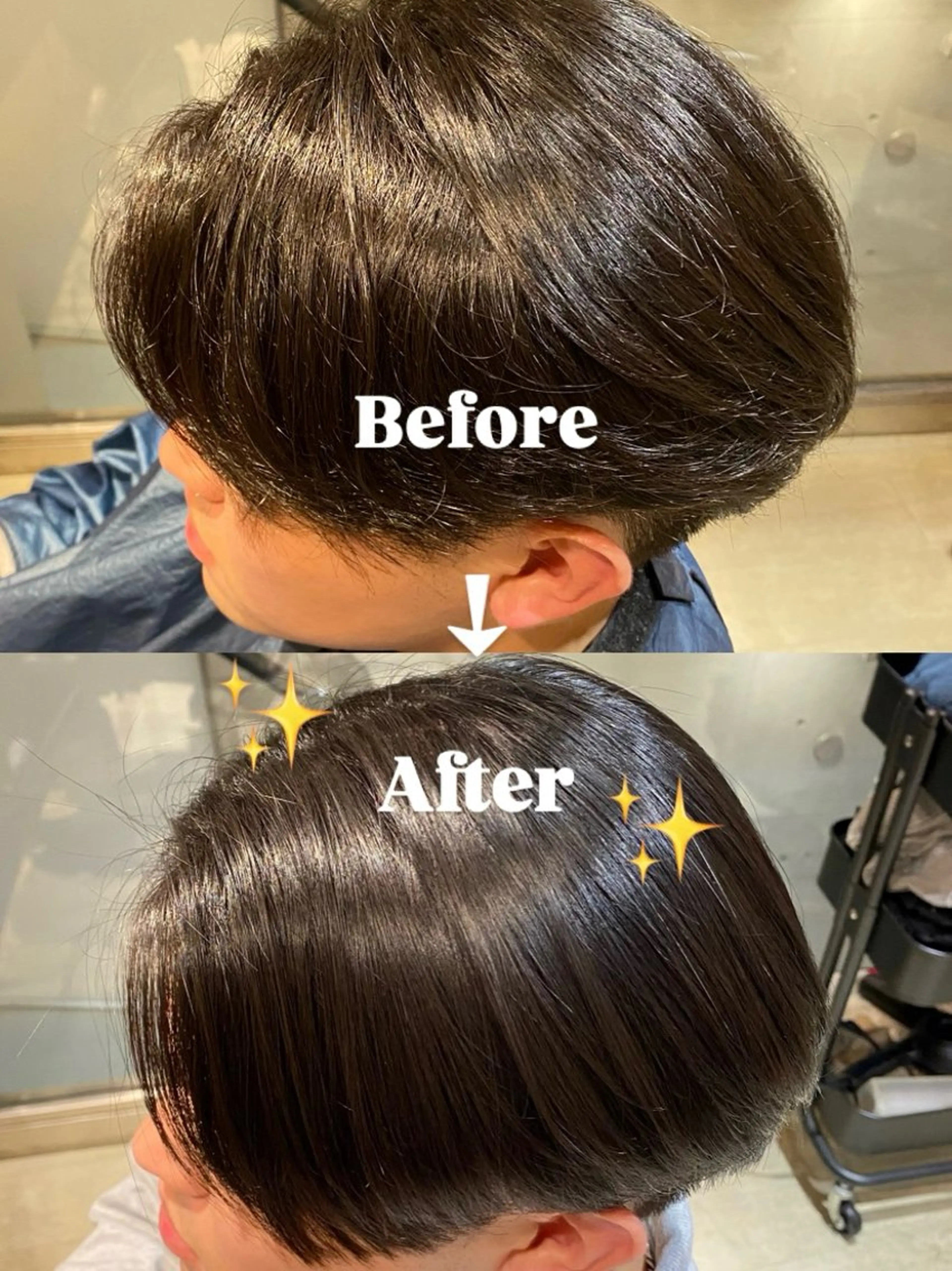 メンズ カット 縮毛矯正 モデル募集中 /あやな🎀🪞🩰のヘアスタイル