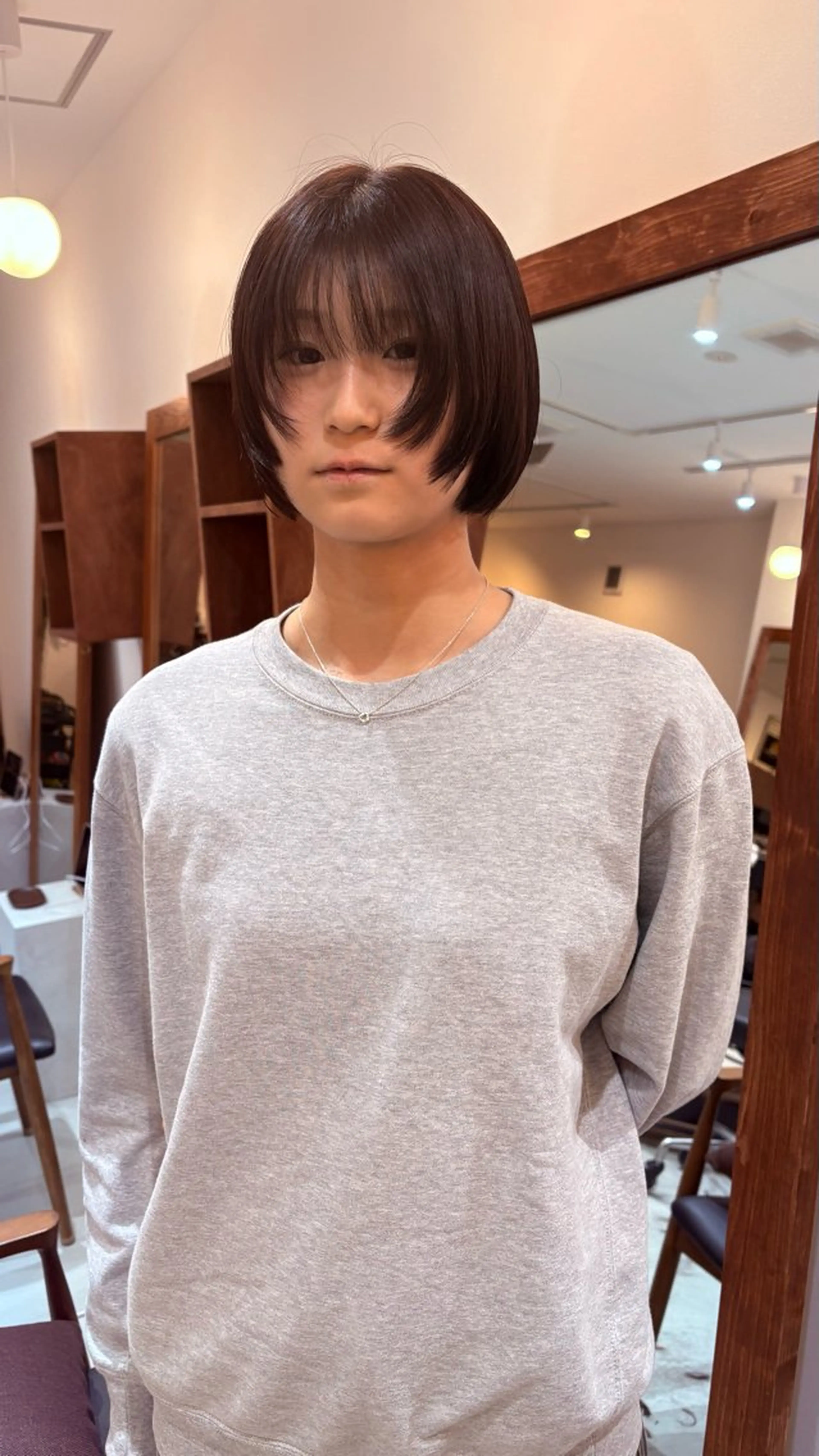 ショート ボブ 顔まわりレイヤー レイヤーカット ボブ/レイヤー /河内温太のヘアスタイル