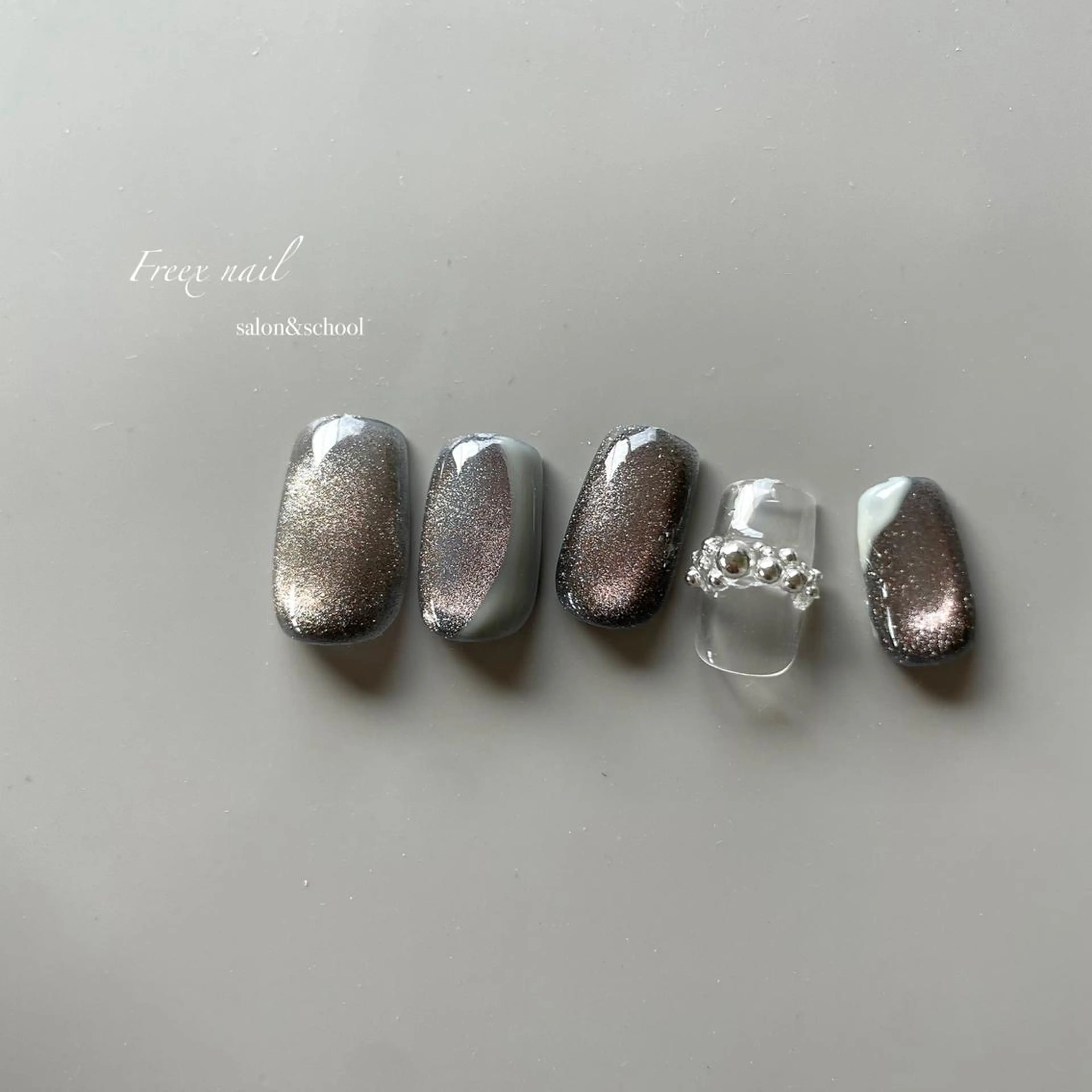 ネイル マグネットネイル ハンドネイル ハンドケア Freex nail所属・freex nail /ニュアンス/個性派のネイルデザイン