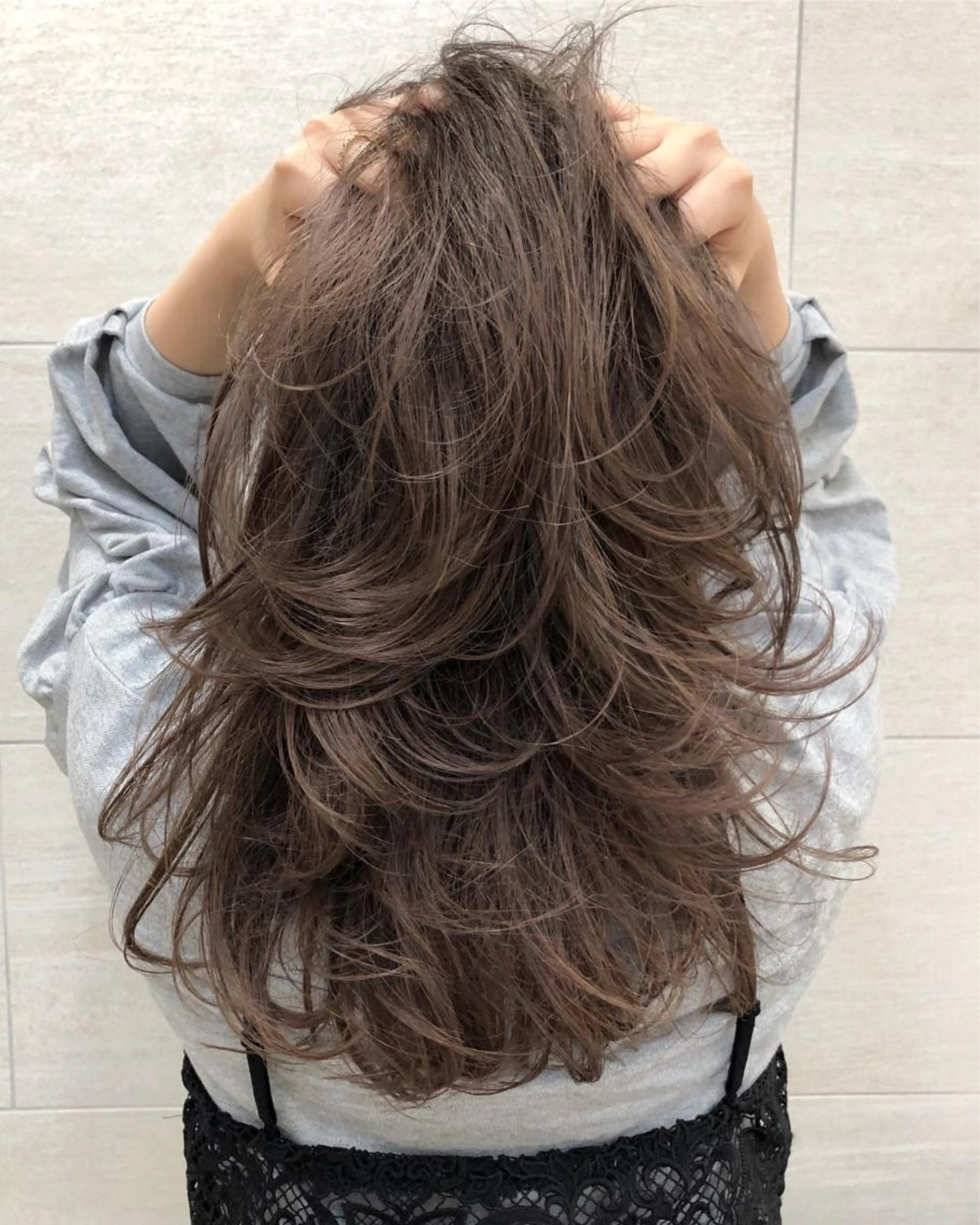 💈大人気💈似合わせカット&ダメージレスパーマ&集中補修トリートメント✨の写真